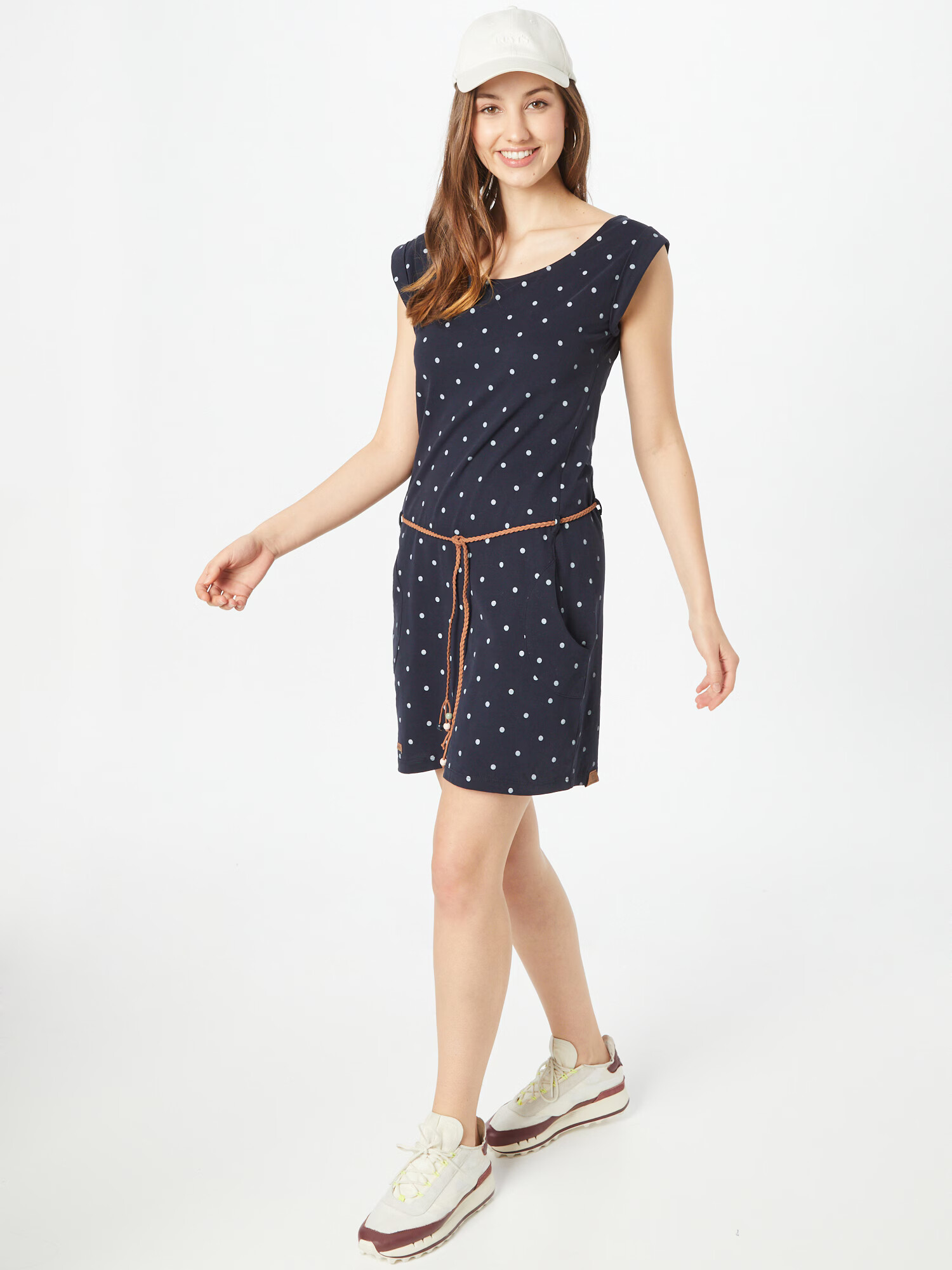 Ragwear Rochie 'TAG' bleumarin / alb - Pled.ro