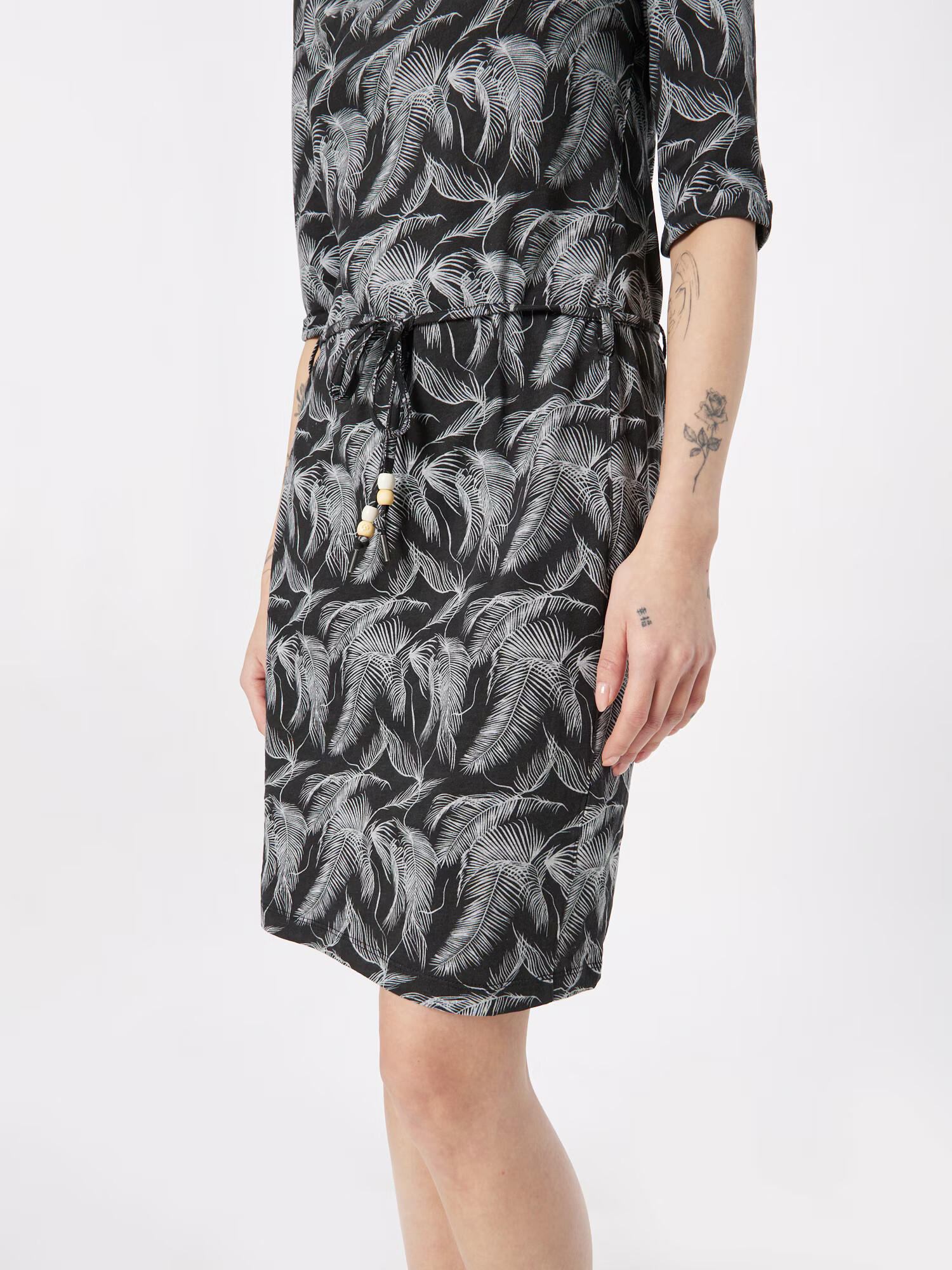 Ragwear Rochie 'TAMMI' negru / alb - Pled.ro