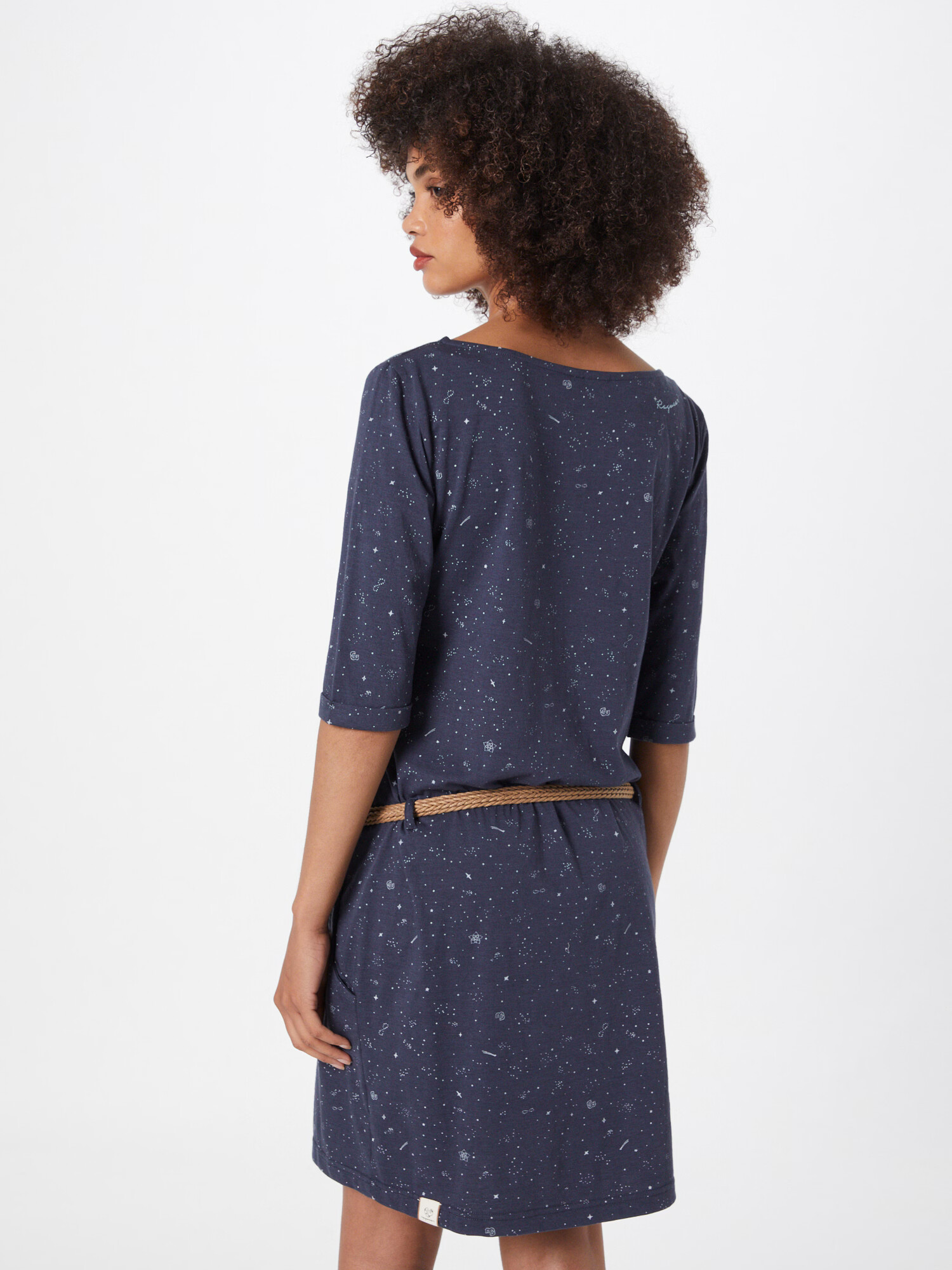 Ragwear Rochie 'TANYA' bleumarin / alb - Pled.ro