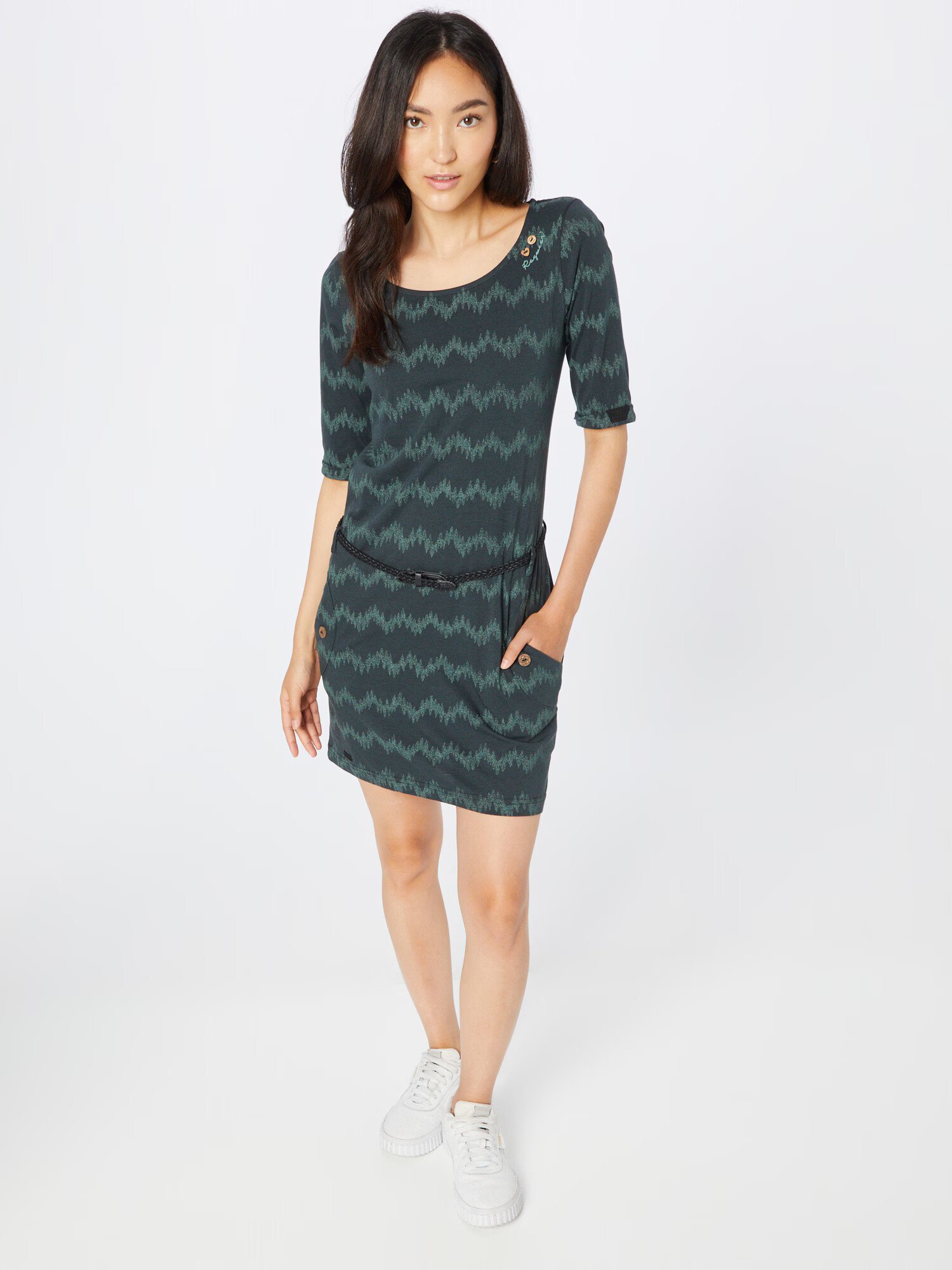 Ragwear Rochie 'TANYA' verde smarald / verde închis - Pled.ro