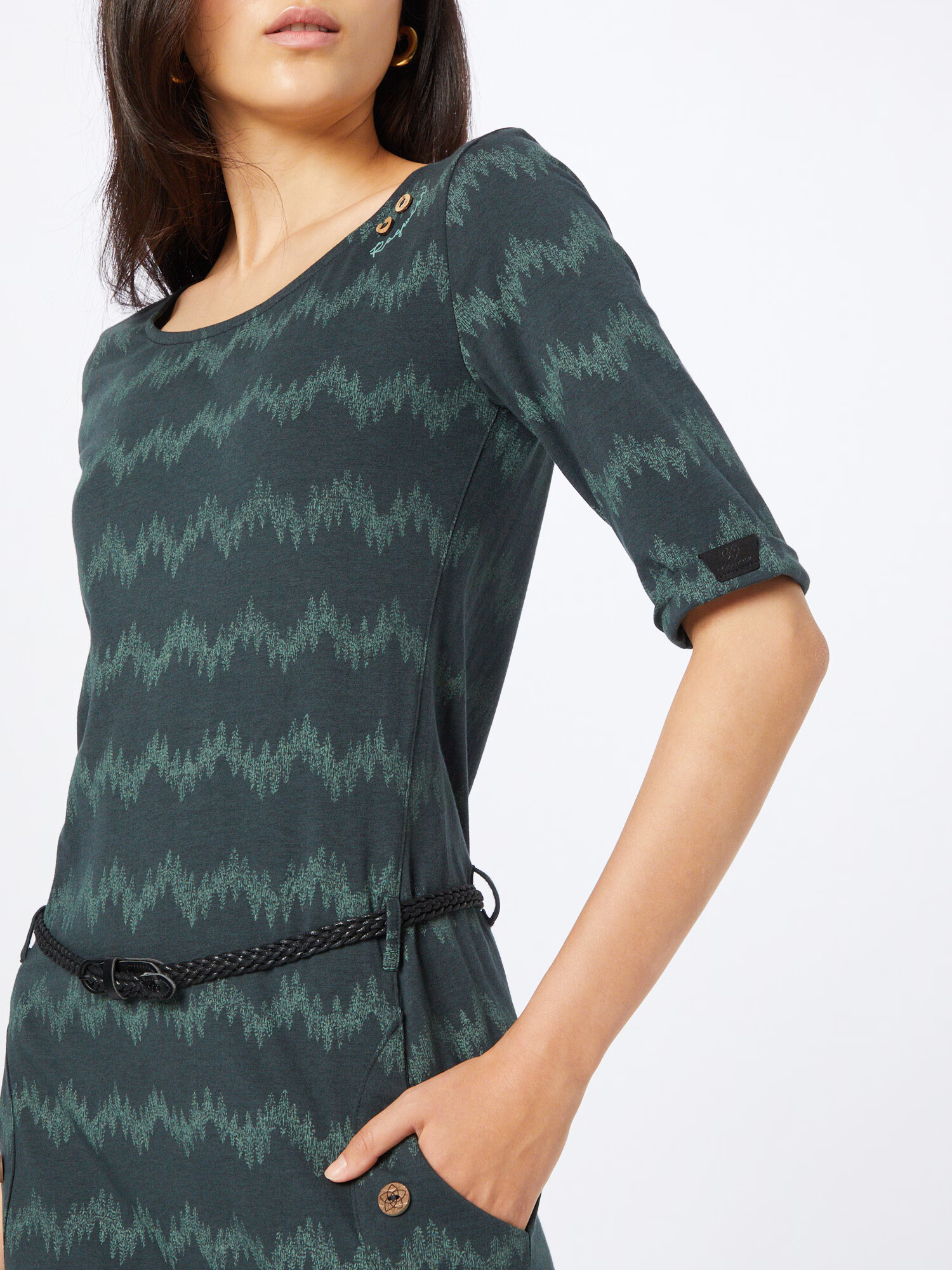 Ragwear Rochie 'TANYA' verde smarald / verde închis - Pled.ro