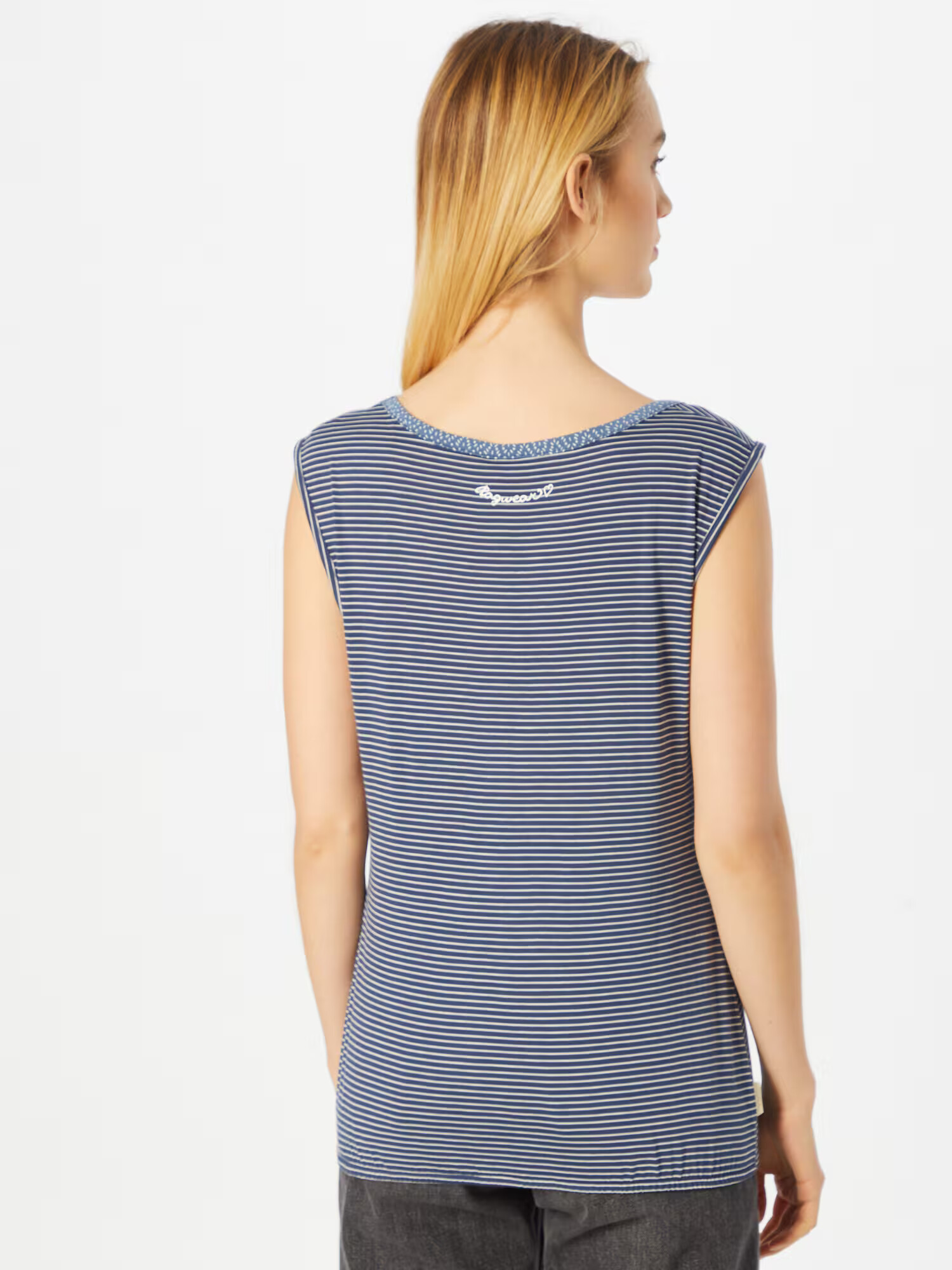 Ragwear Top 'EIREEN' indigo / alb - Pled.ro