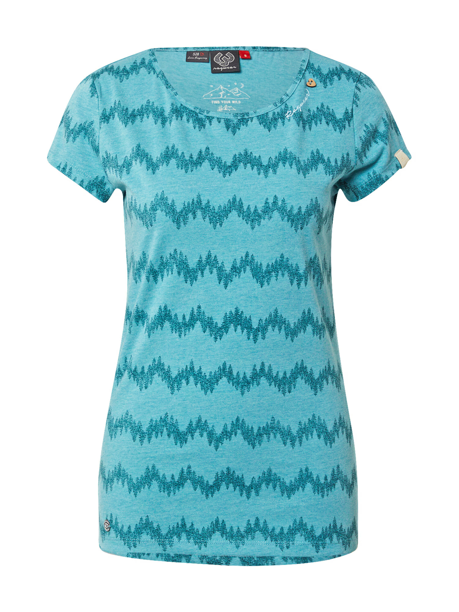 Ragwear Tricou 'FOREST' bleumarin / albastru aqua - Pled.ro