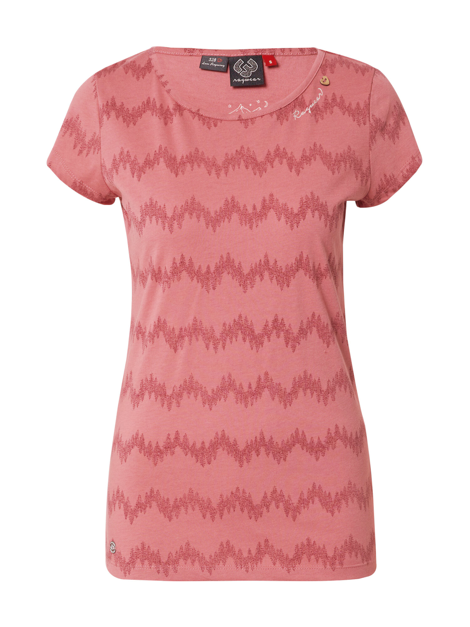 Ragwear Tricou 'FOREST' rosé / roz închis - Pled.ro