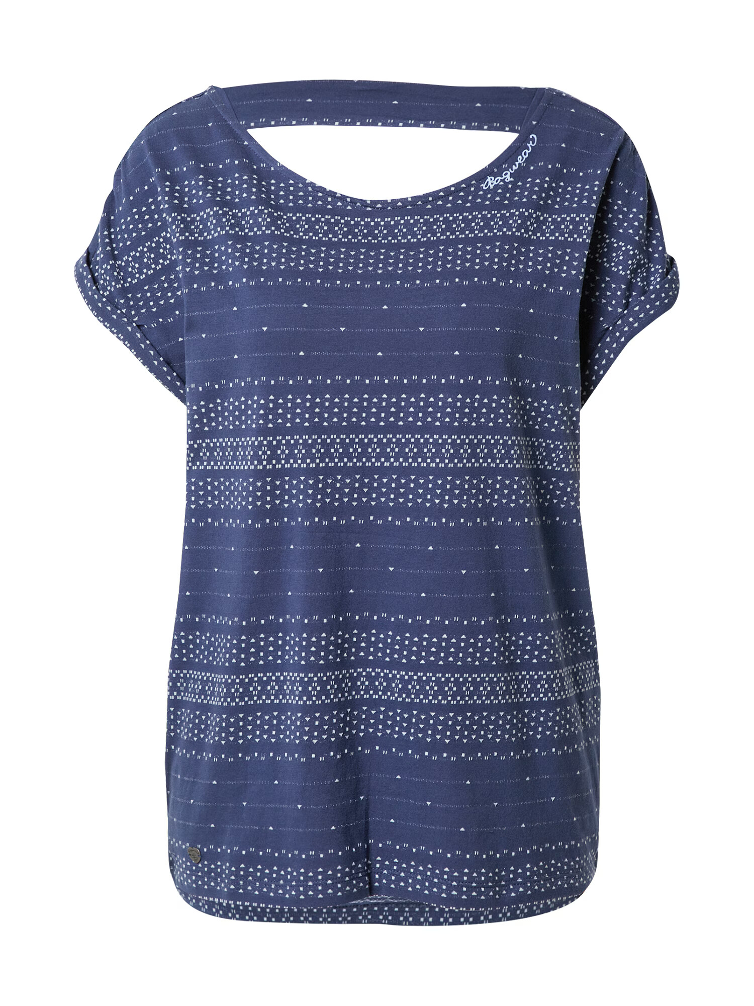 Ragwear Tricou 'Heiddie' bleumarin / alb murdar - Pled.ro