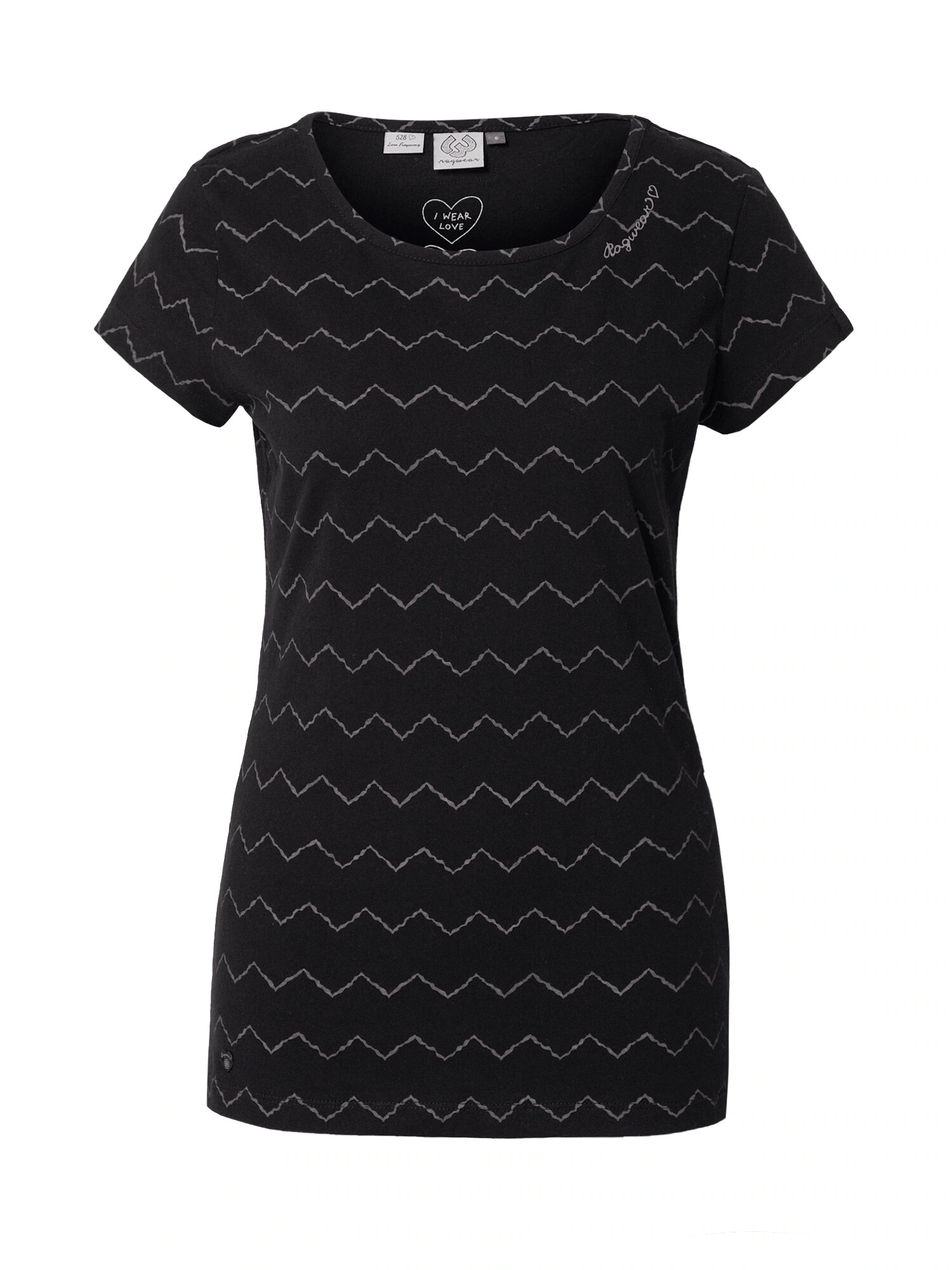 Ragwear Tricou 'MINT' gri / negru - Pled.ro