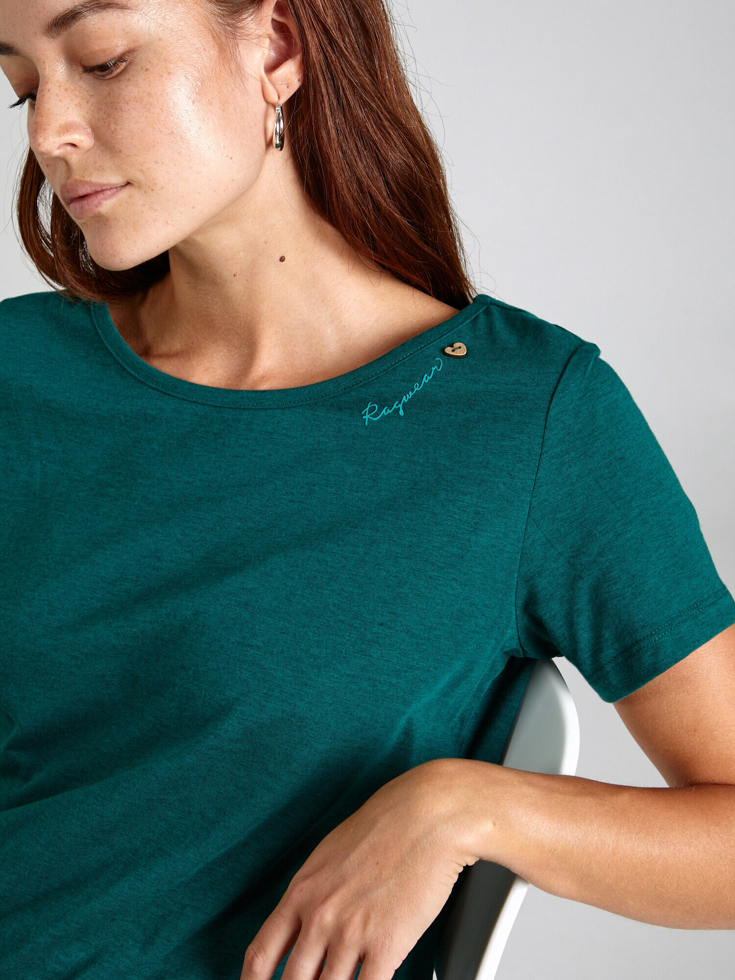 Ragwear Tricou 'MINTT COMFI' verde smarald - Pled.ro