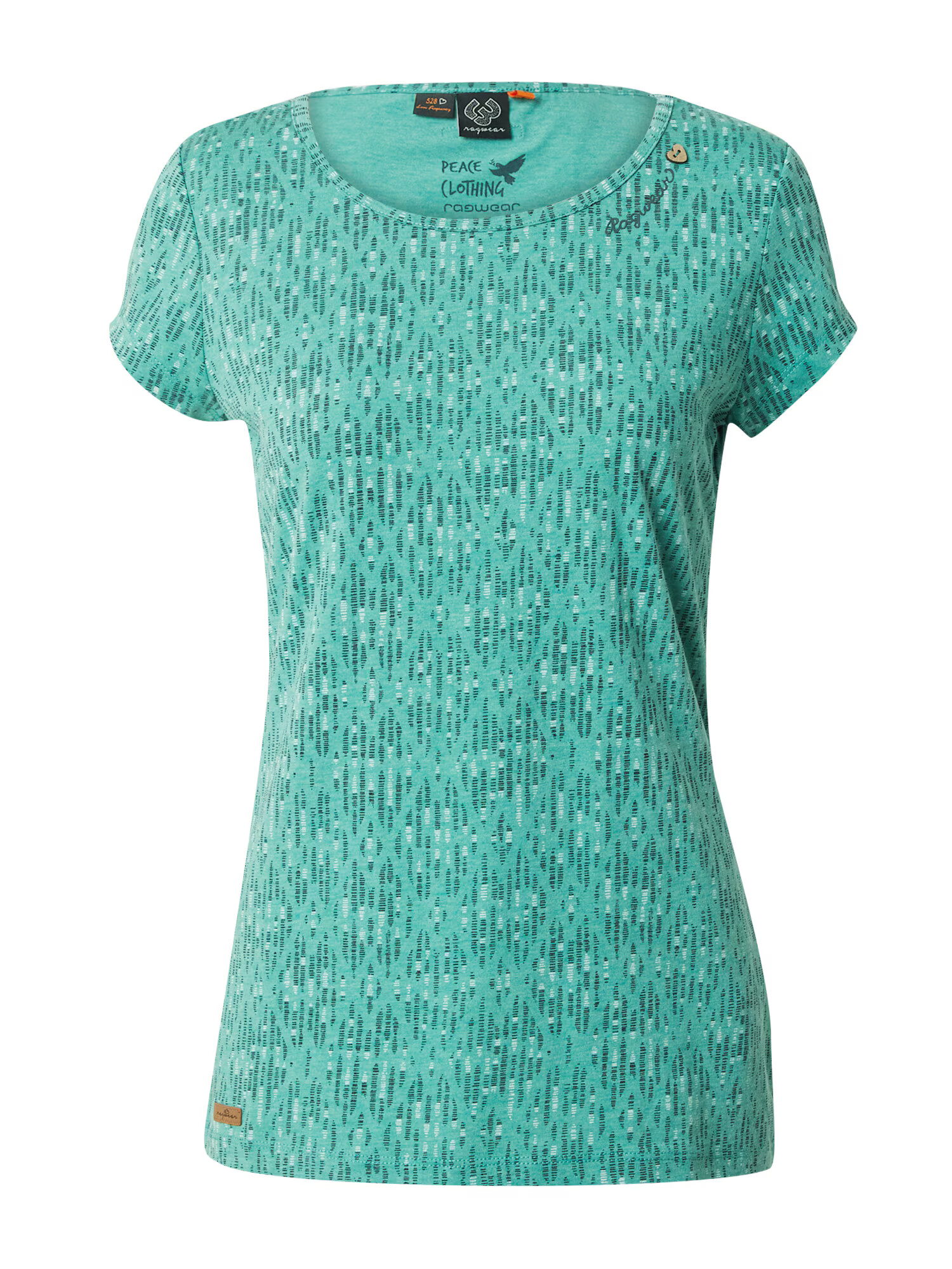 Ragwear Tricou 'MINTT ESSENCE' albastru marin / verde - Pled.ro