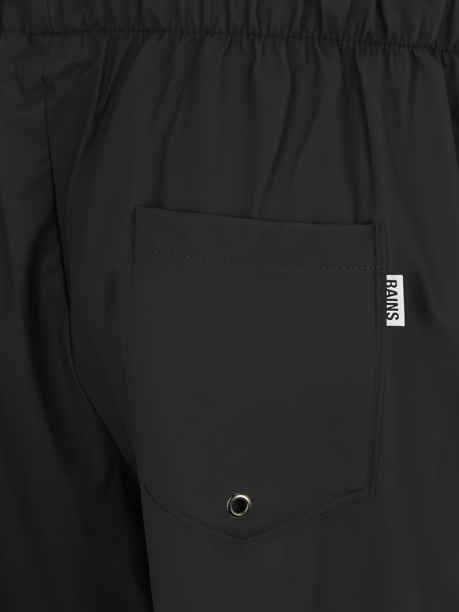 RAINS Pantaloni negru / alb - Pled.ro