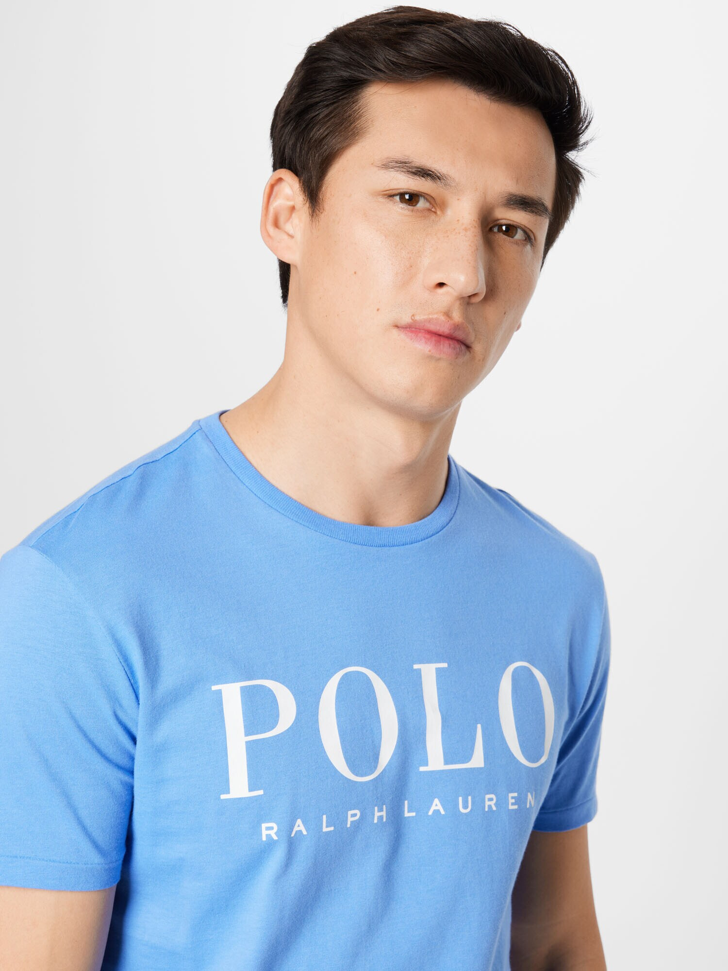 Polo Ralph Lauren Tricou azuriu / alb - Pled.ro