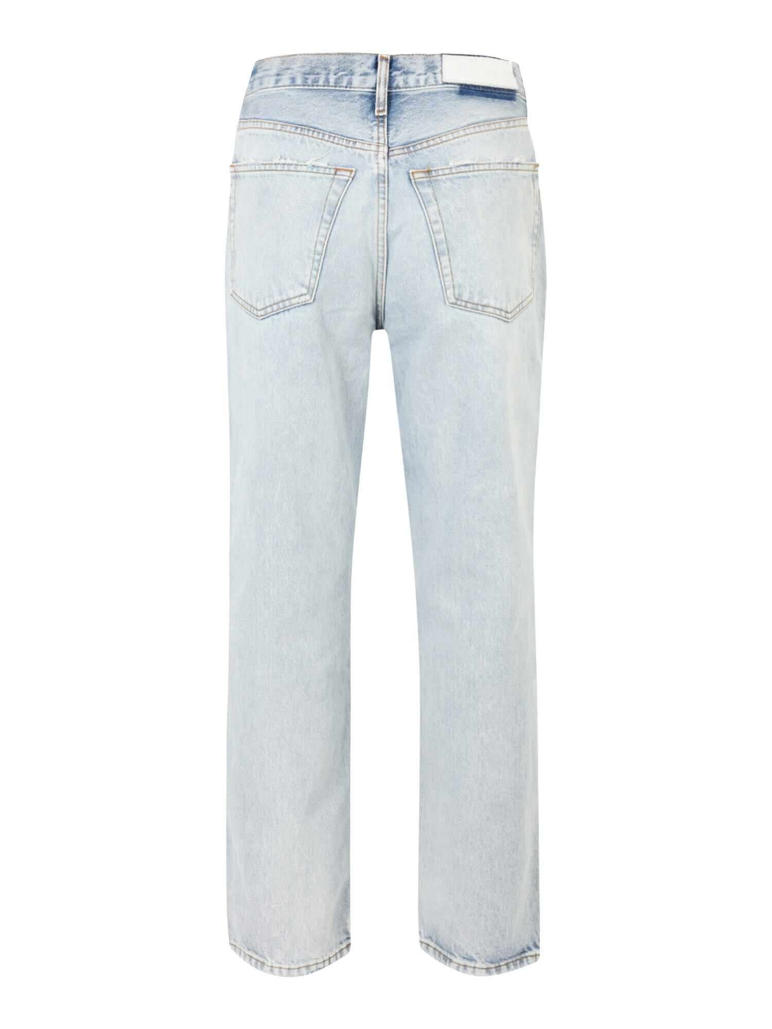 RE/DONE Jeans '90S CROP LOW SLUNG' albastru deschis - Pled.ro