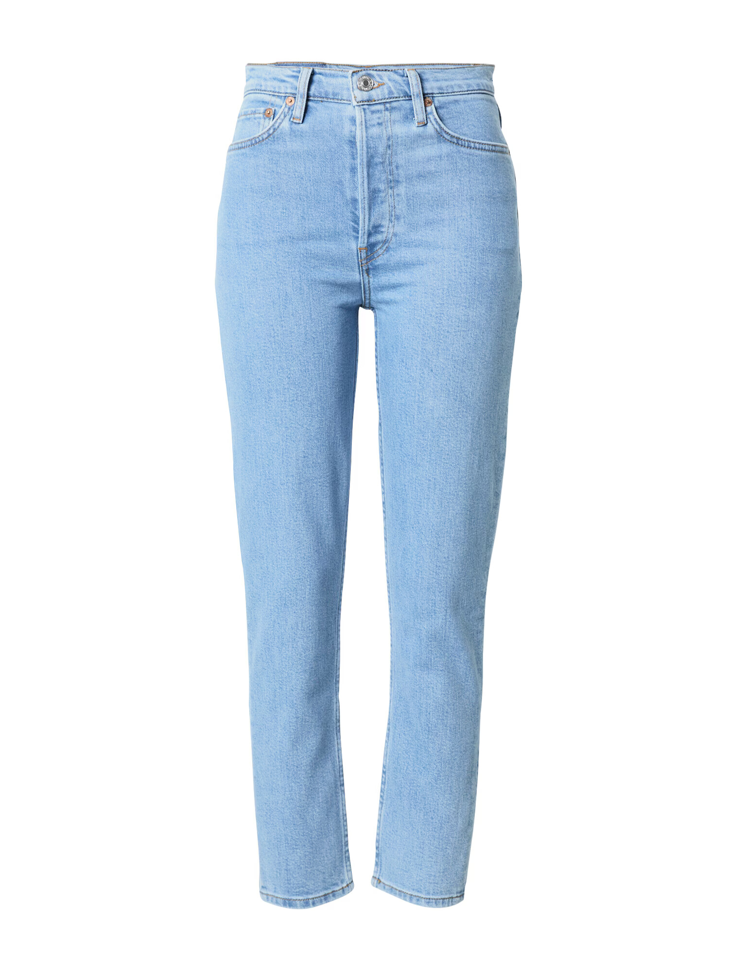 RE/DONE Jeans albastru denim - Pled.ro