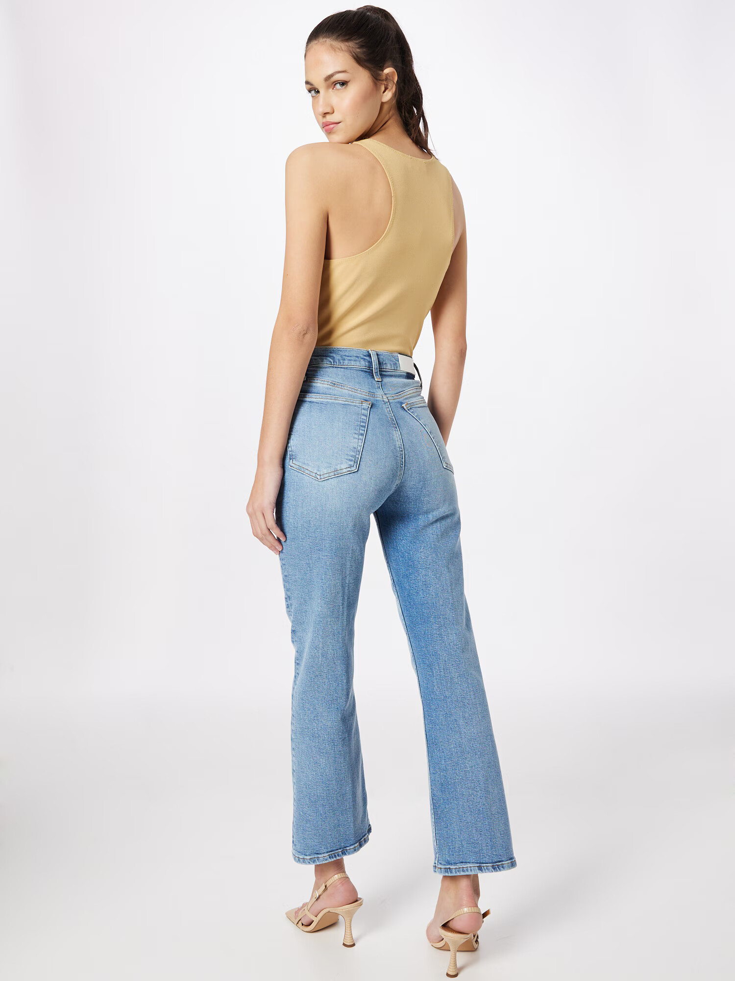 RE/DONE Jeans albastru denim - Pled.ro