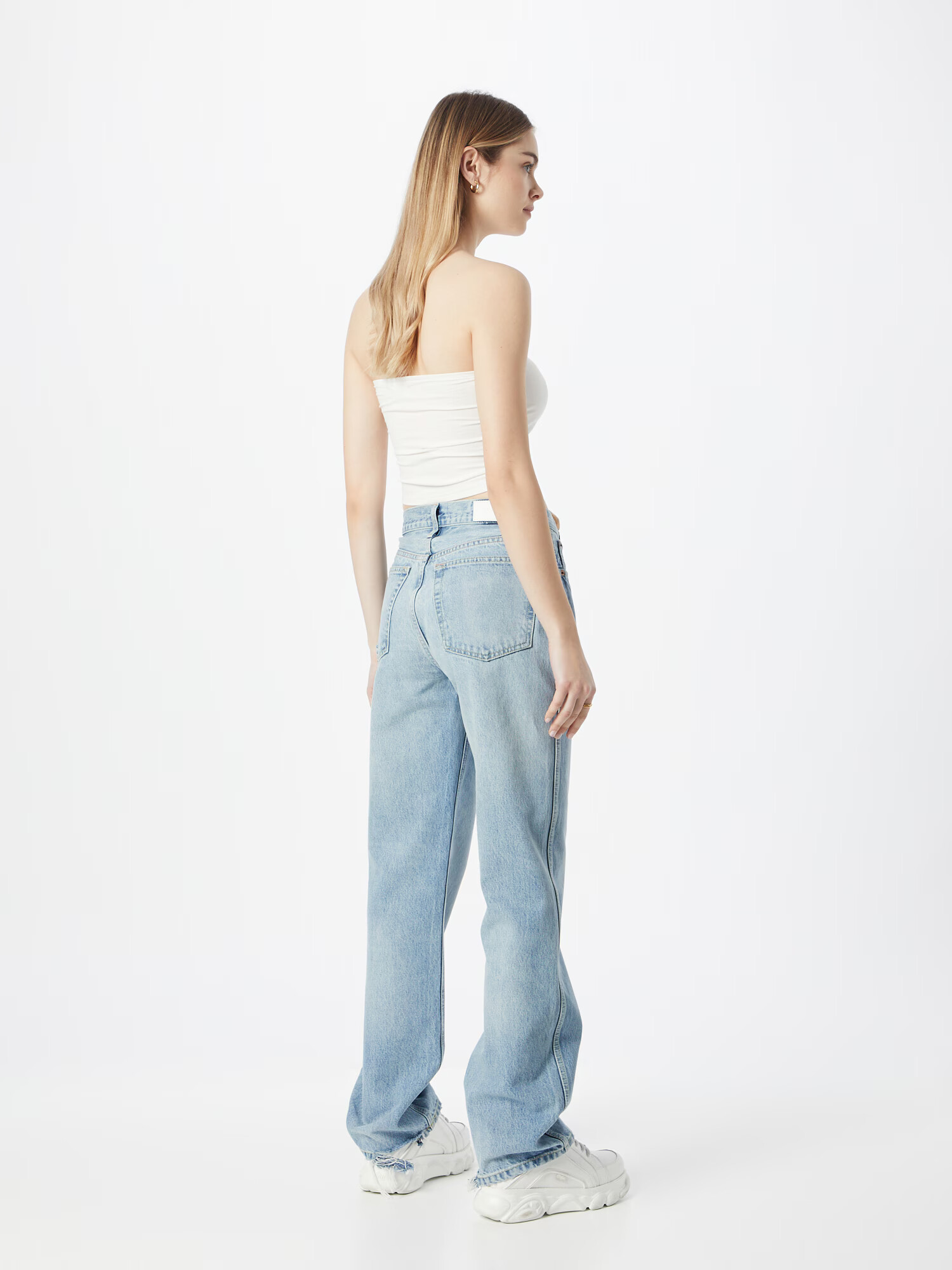 RE/DONE Jeans albastru deschis - Pled.ro