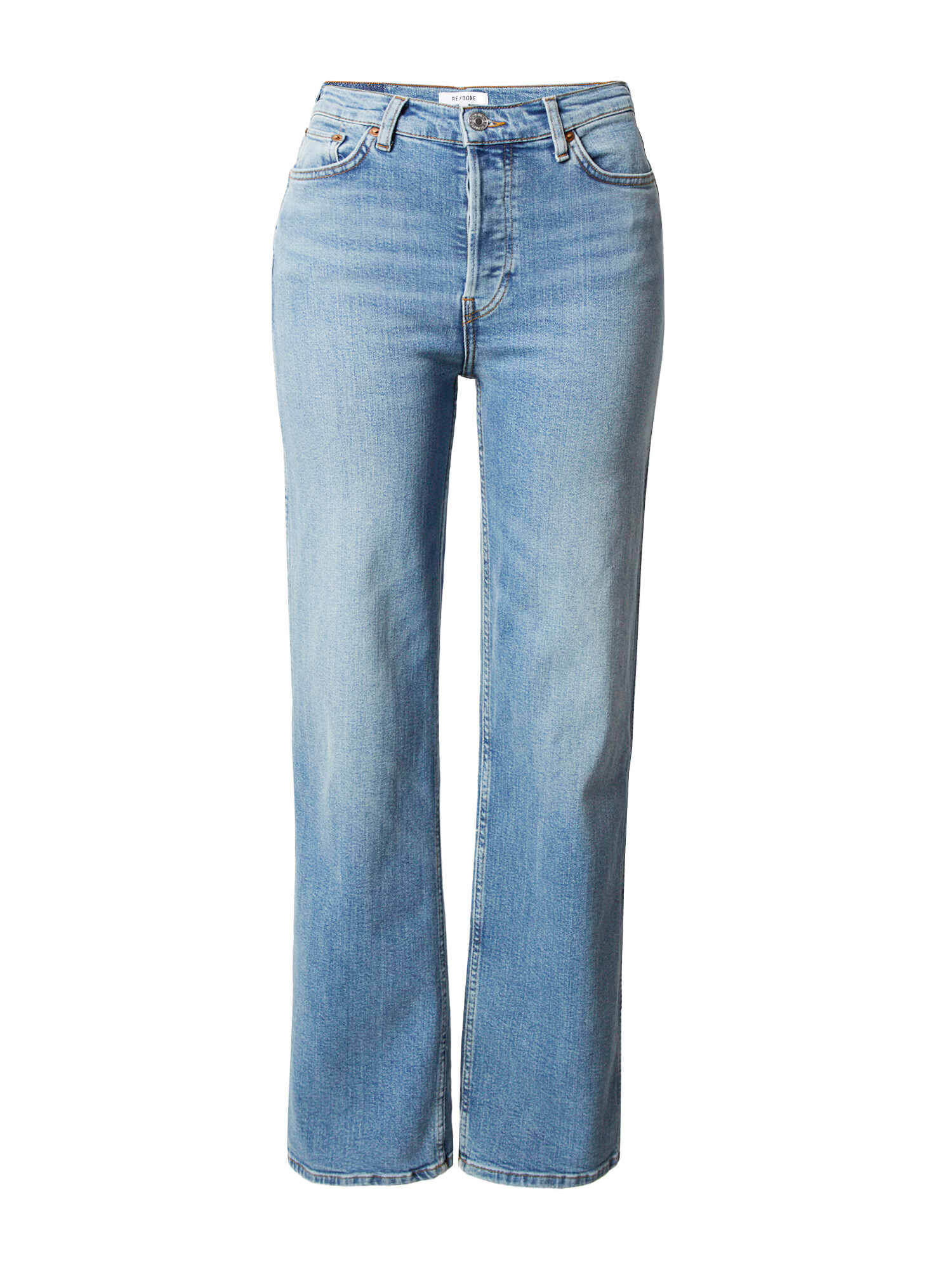 RE/DONE Jeans albastru deschis - Pled.ro