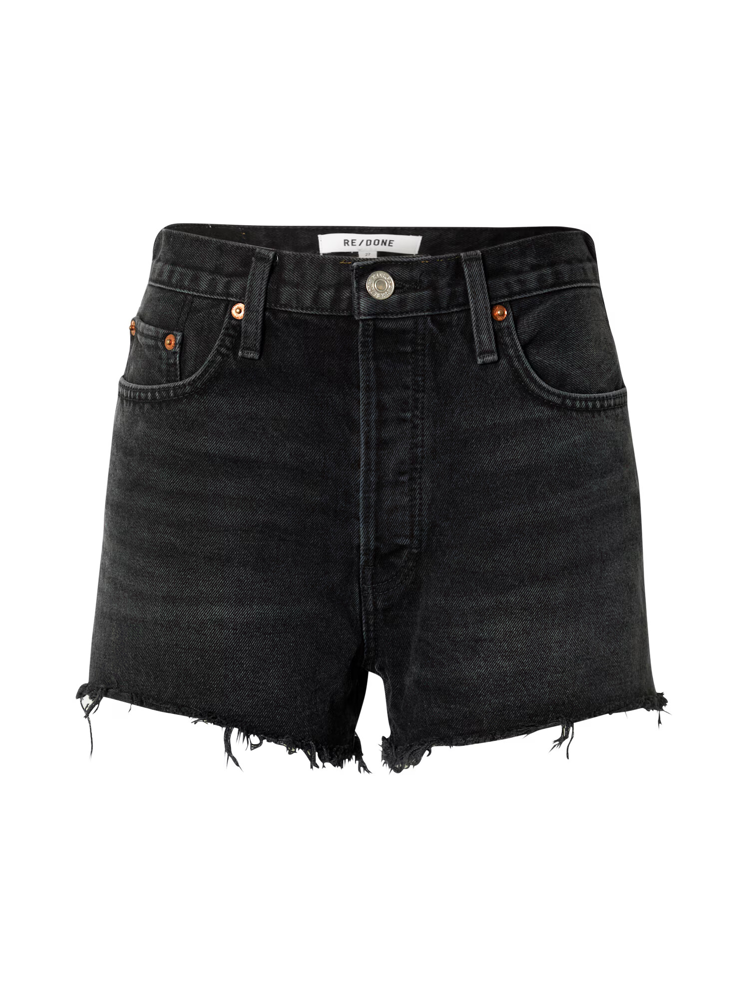 RE/DONE Jeans negru denim - Pled.ro