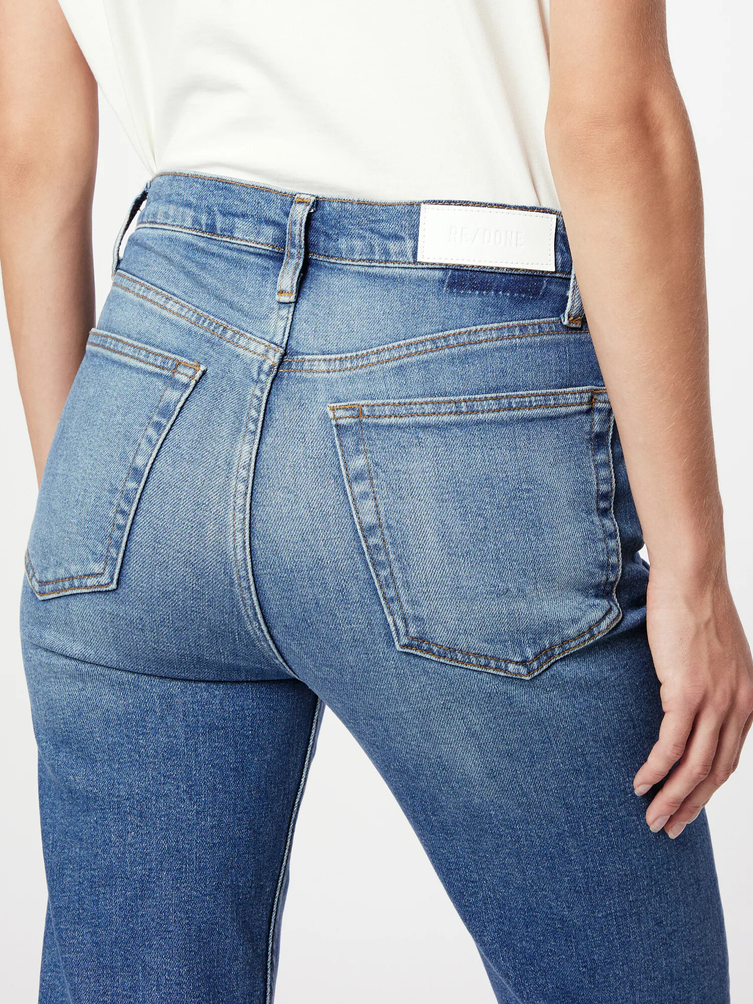 RE/DONE Jeans 'STOVE PIPE' albastru denim - Pled.ro