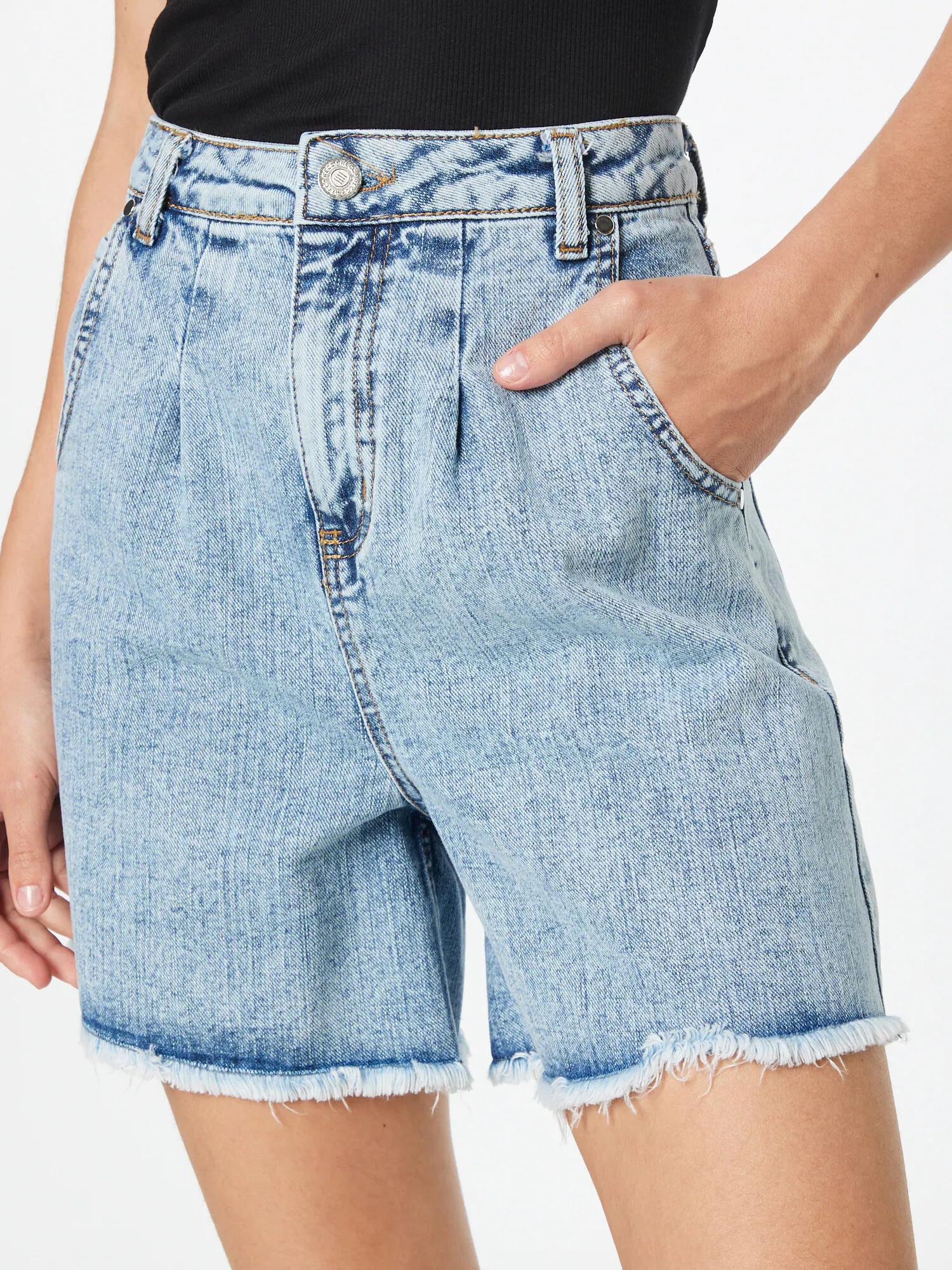 RECC Pantaloni cu cute 'AYA' albastru denim - Pled.ro