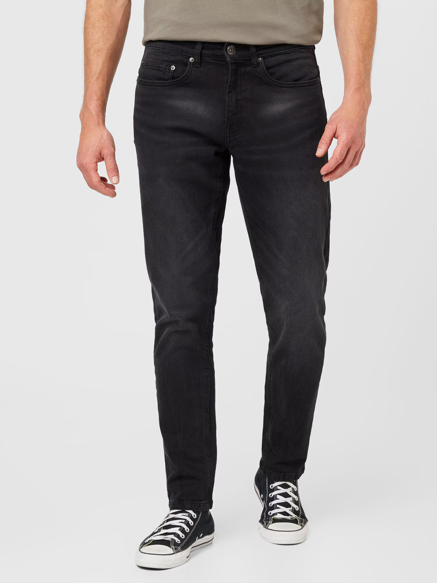 Redefined Rebel Jeans 'Detroit' negru denim - Pled.ro