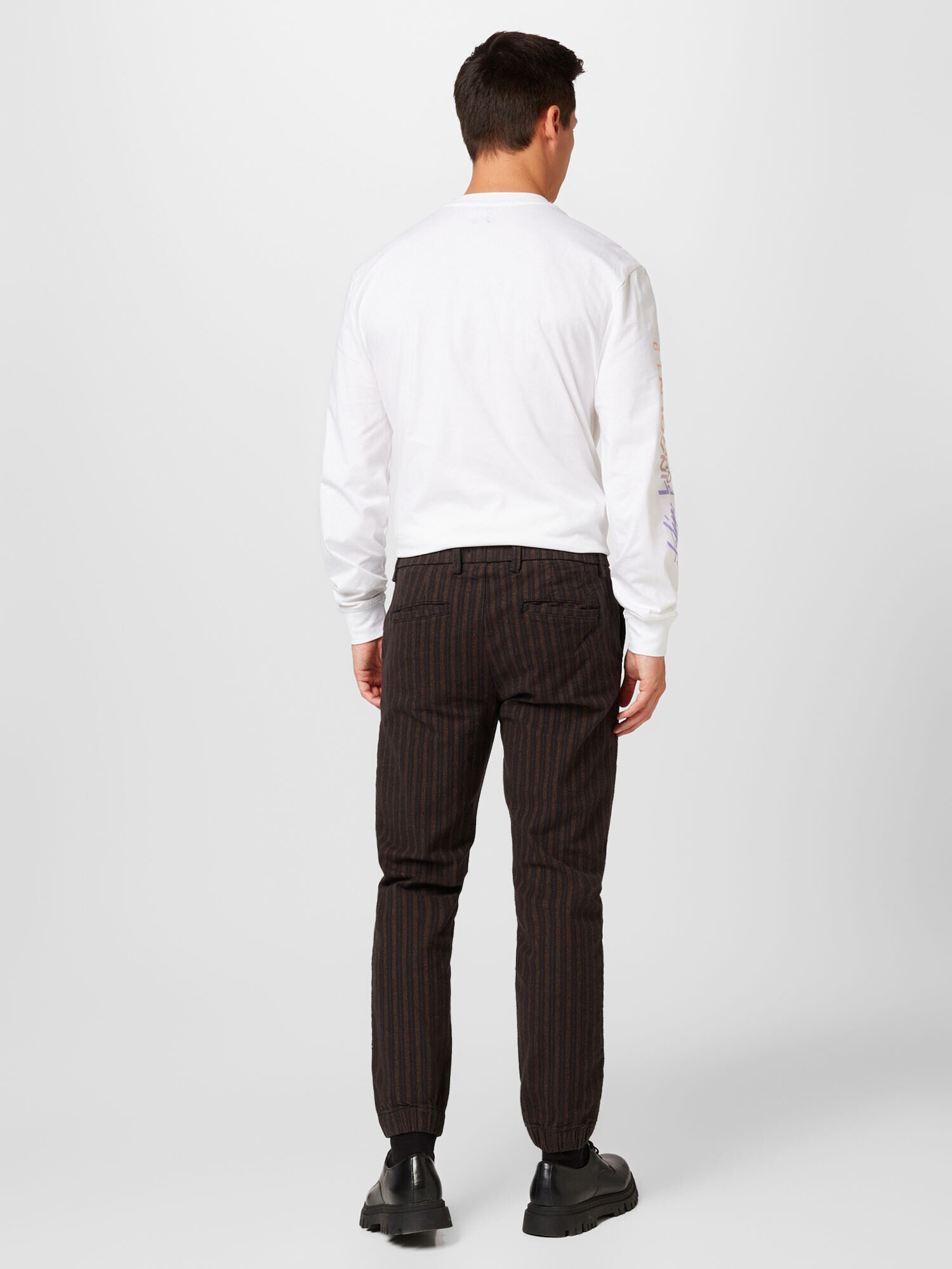 Redefined Rebel Pantaloni 'Romeo' maro / negru - Pled.ro