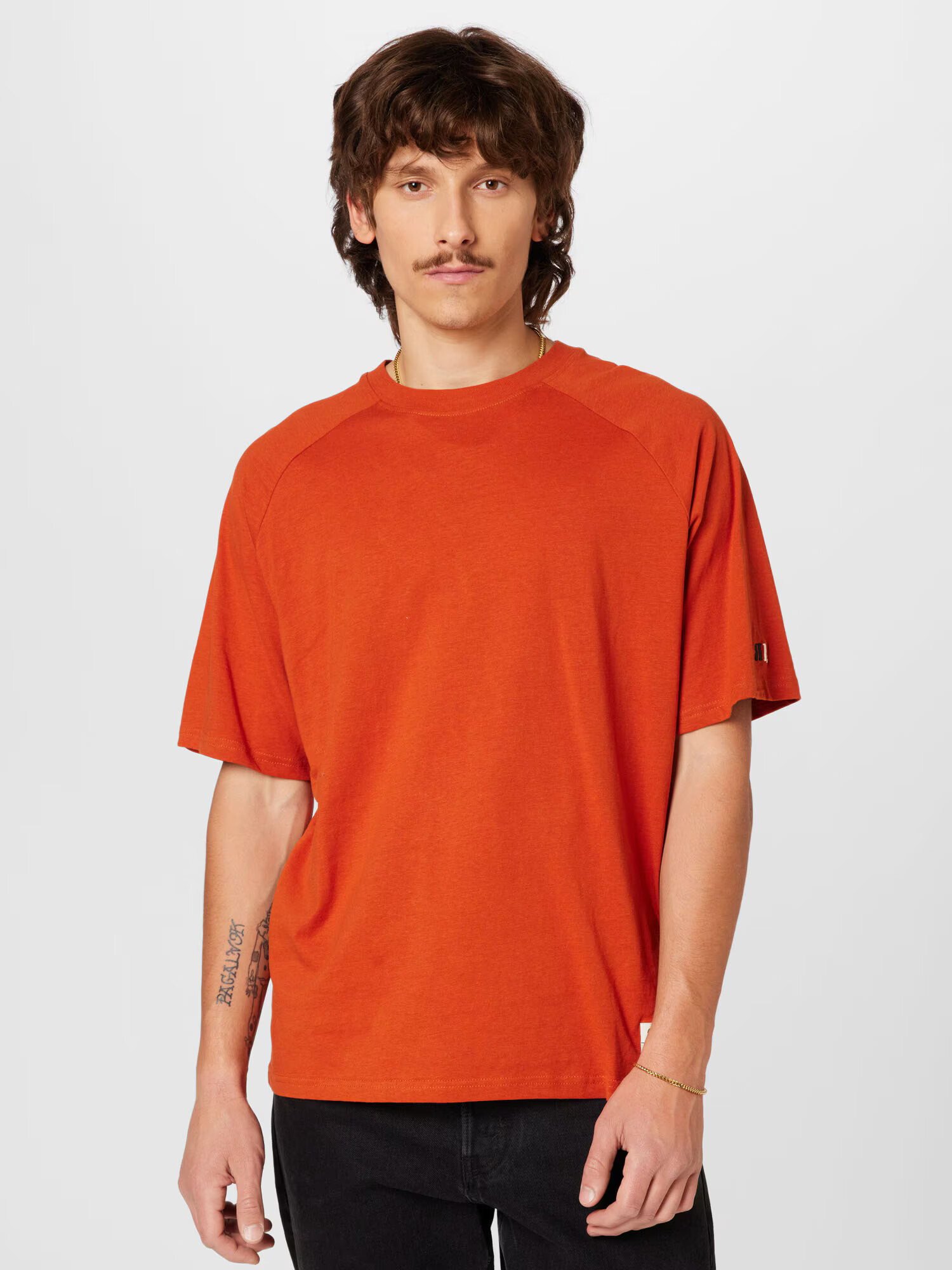 Redefined Rebel Tricou 'Thomas' roșu orange - Pled.ro