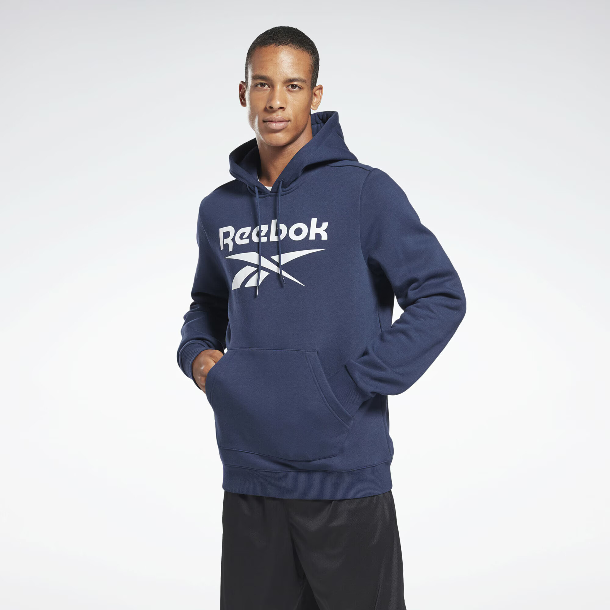 Reebok Classics Bluză de molton albastru noapte / alb - Pled.ro