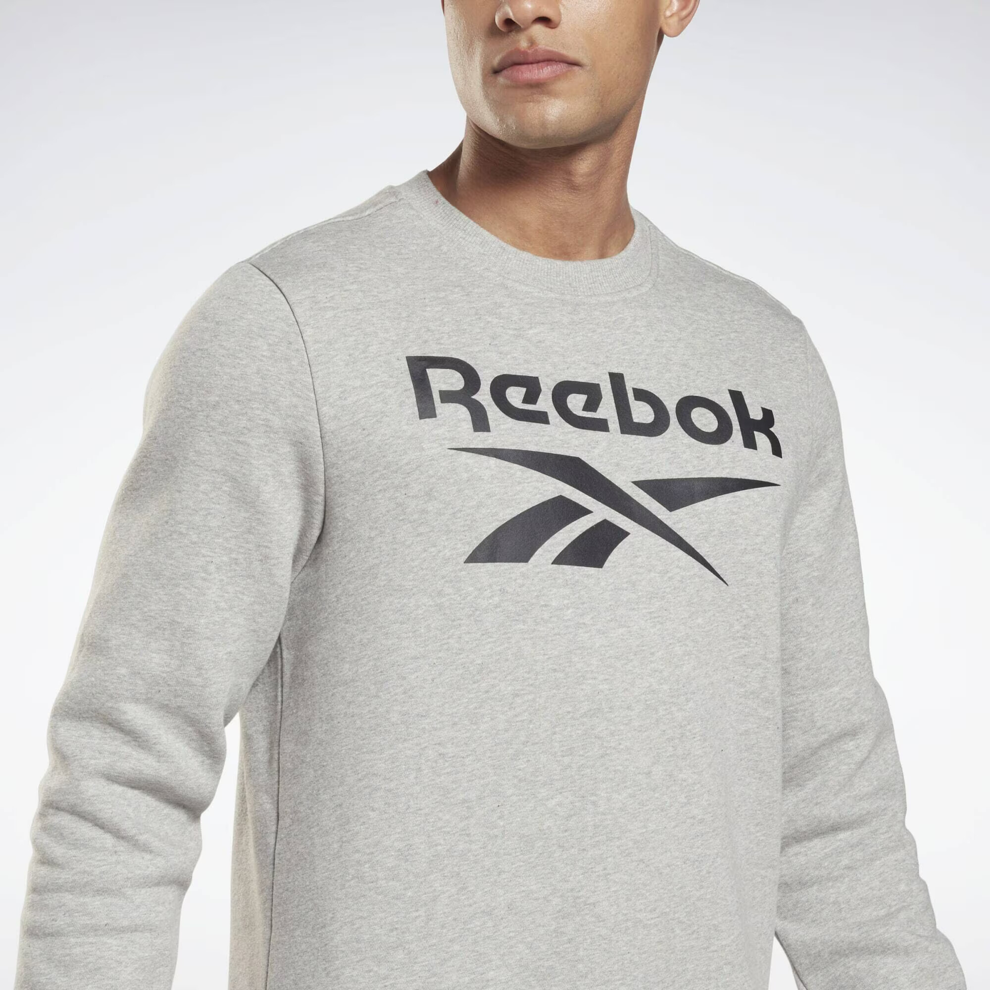 Reebok Classics Bluză de molton gri amestecat / negru - Pled.ro