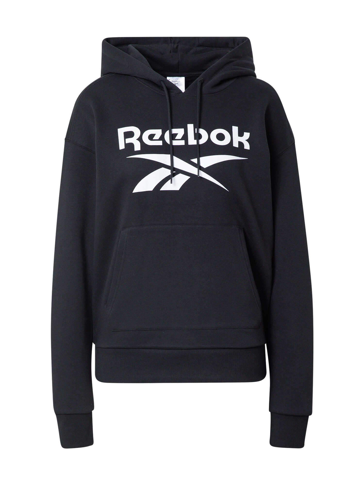 Reebok Classics Bluză de molton negru / alb - Pled.ro