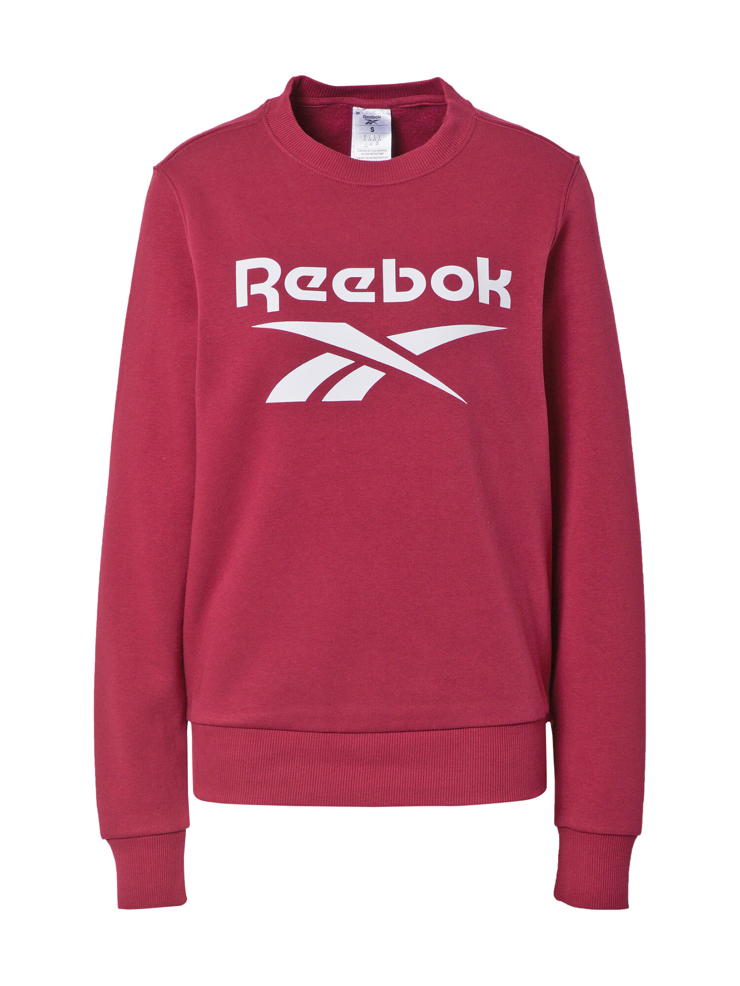 Reebok Classics Bluză de molton roșu bordeaux / alb - Pled.ro