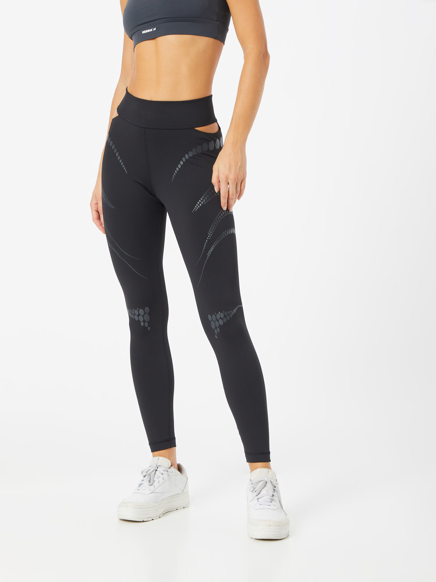 Reebok Classics Leggings gri / negru - Pled.ro