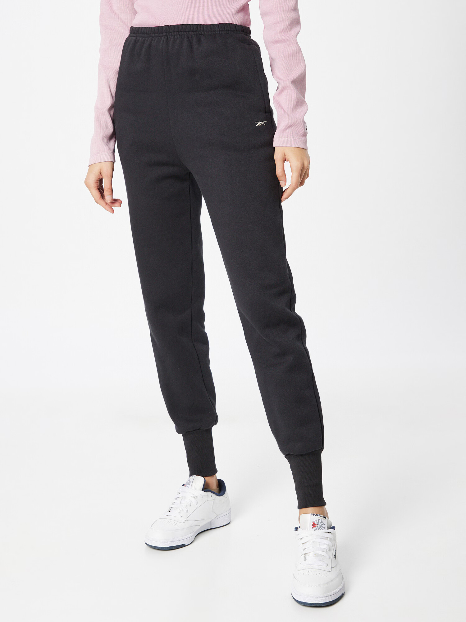 Reebok Classics Pantaloni negru / alb - Pled.ro