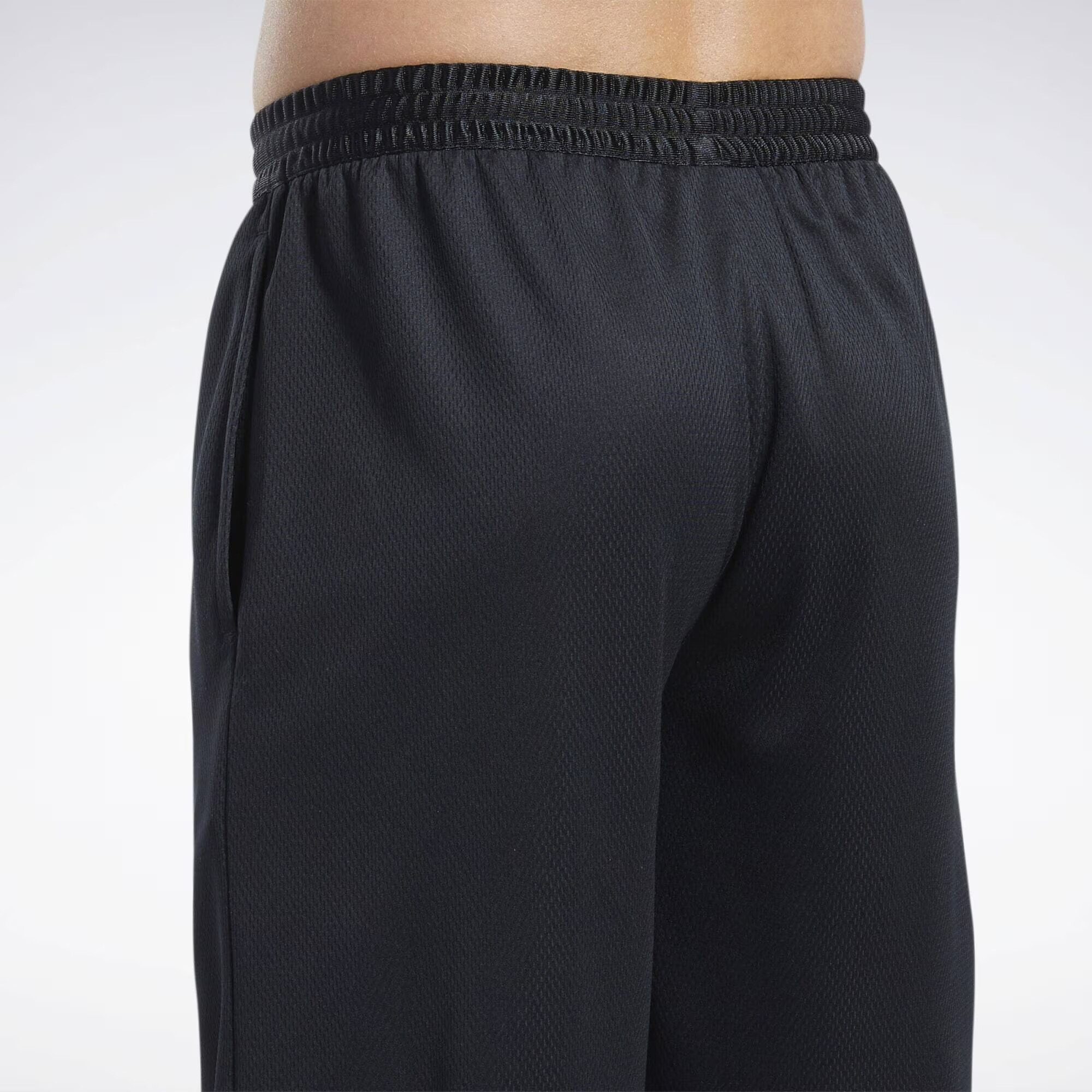 Reebok Pantaloni negru / alb - Pled.ro