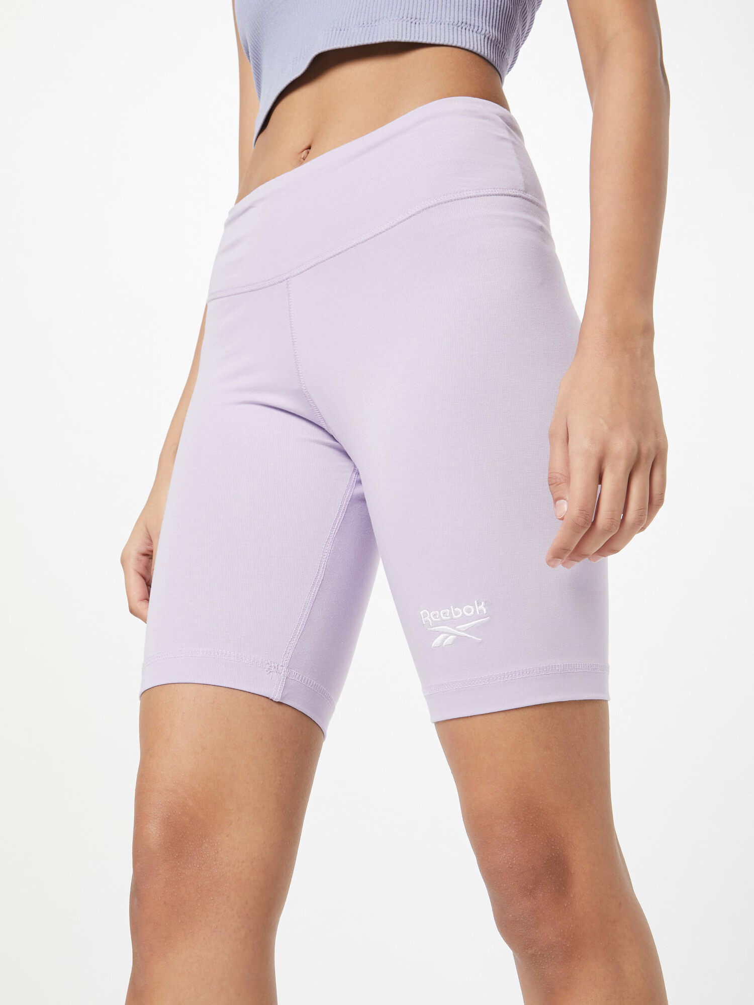 Reebok Leggings mov deschis / alb - Pled.ro