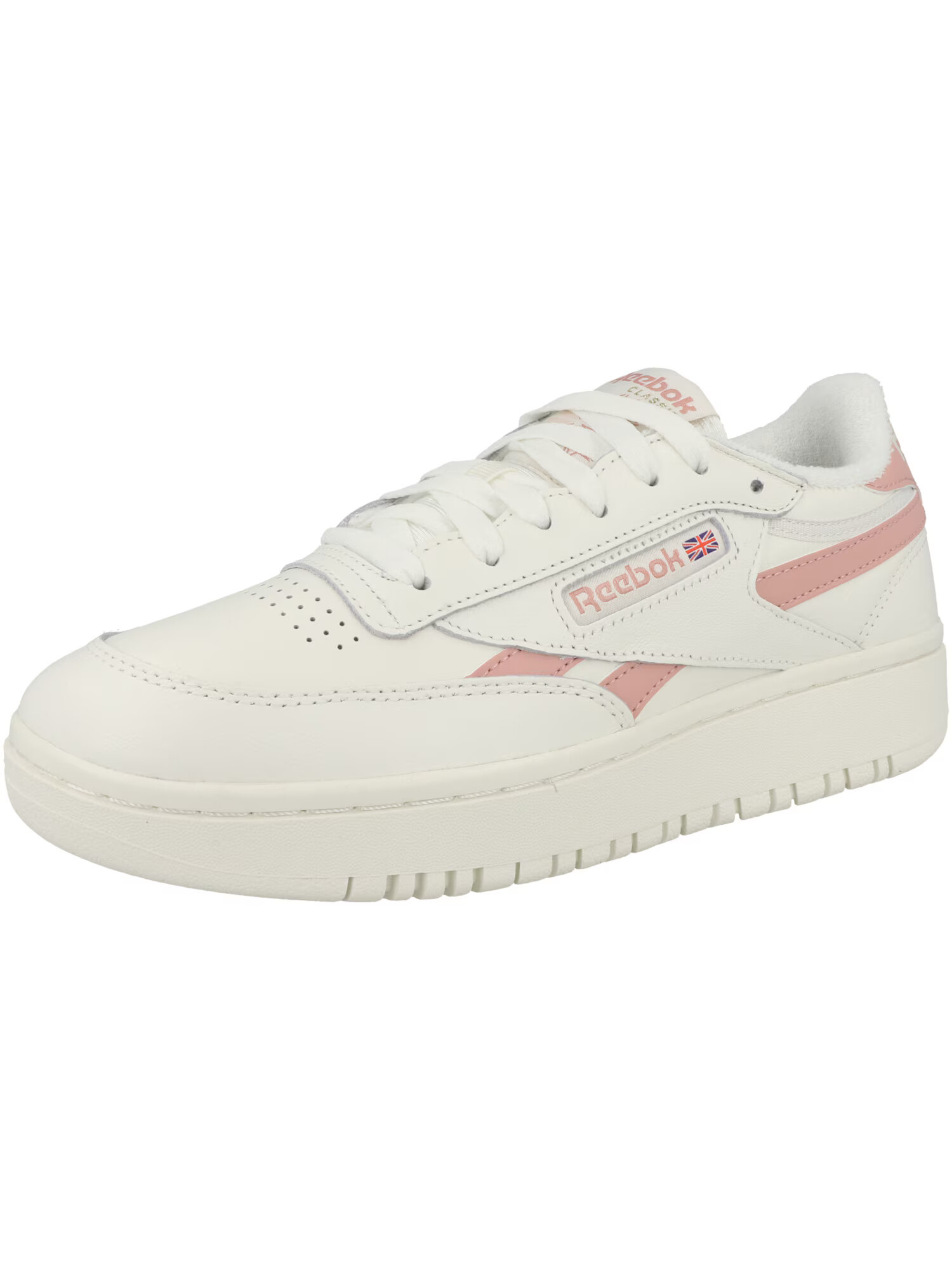 Reebok Sneaker low 'Cub C Double Revenge' albastru / roz pal / roșu / alb - Pled.ro