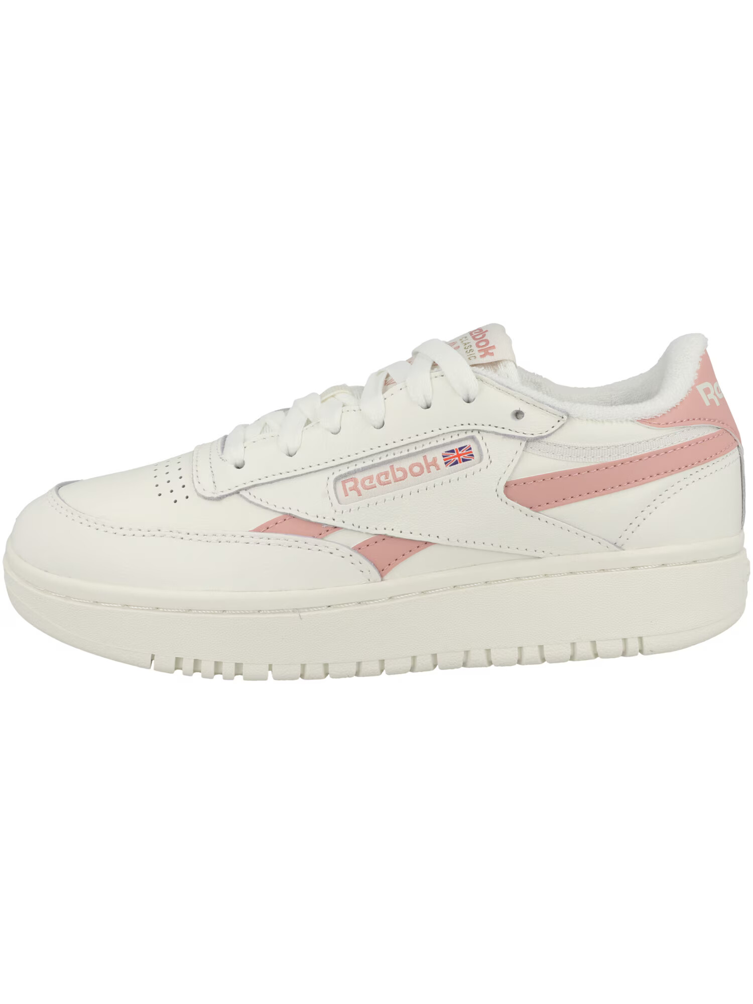 Reebok Sneaker low 'Cub C Double Revenge' albastru / roz pal / roșu / alb - Pled.ro