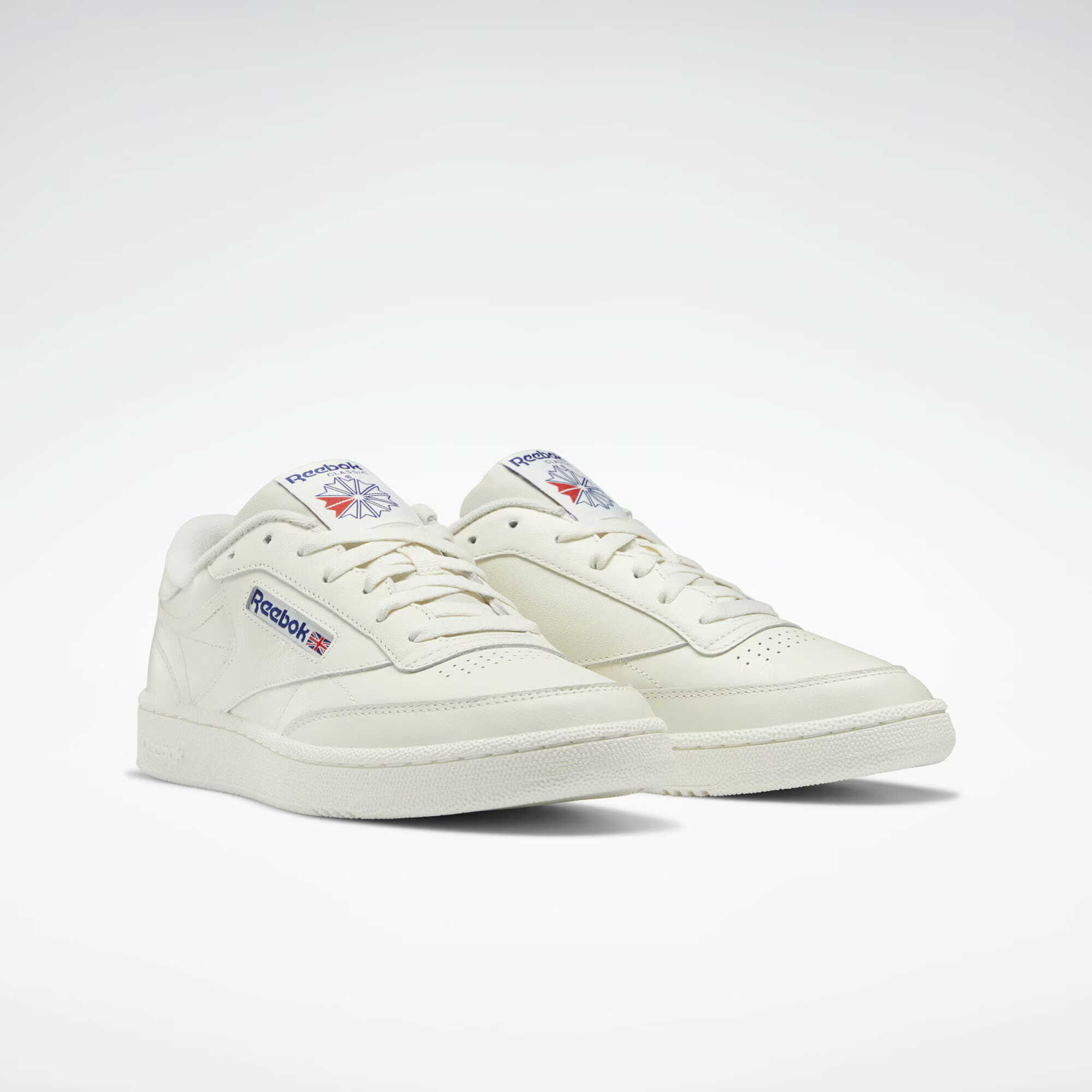 Reebok Classics Sneaker low 'Club C 85' albastru închis / roșu / alb - Pled.ro