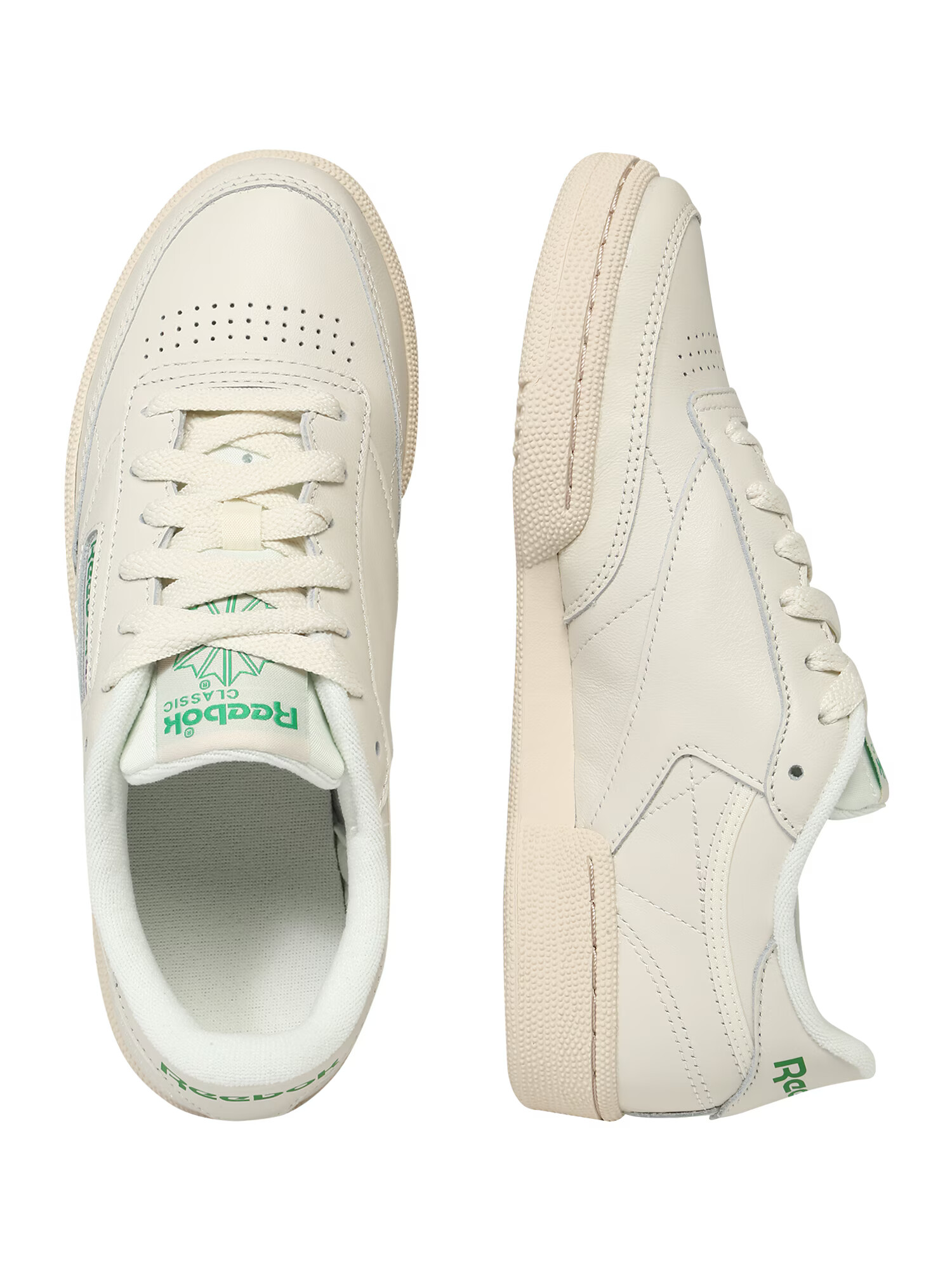 Reebok Sneaker low 'Club C 85 Vintage' verde / alb - Pled.ro