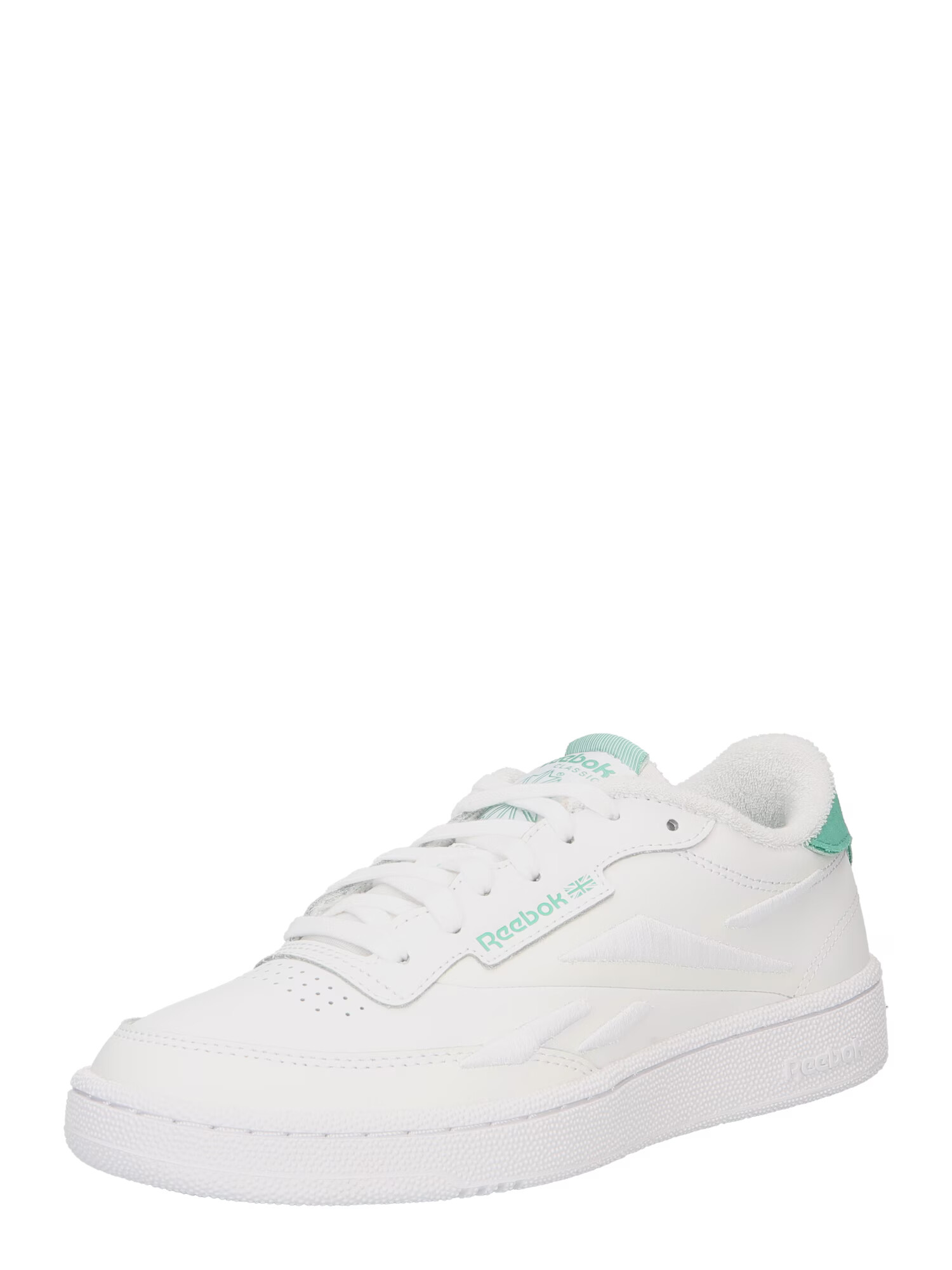 Reebok Classics Sneaker low 'Club C 85' verde jad / alb - Pled.ro