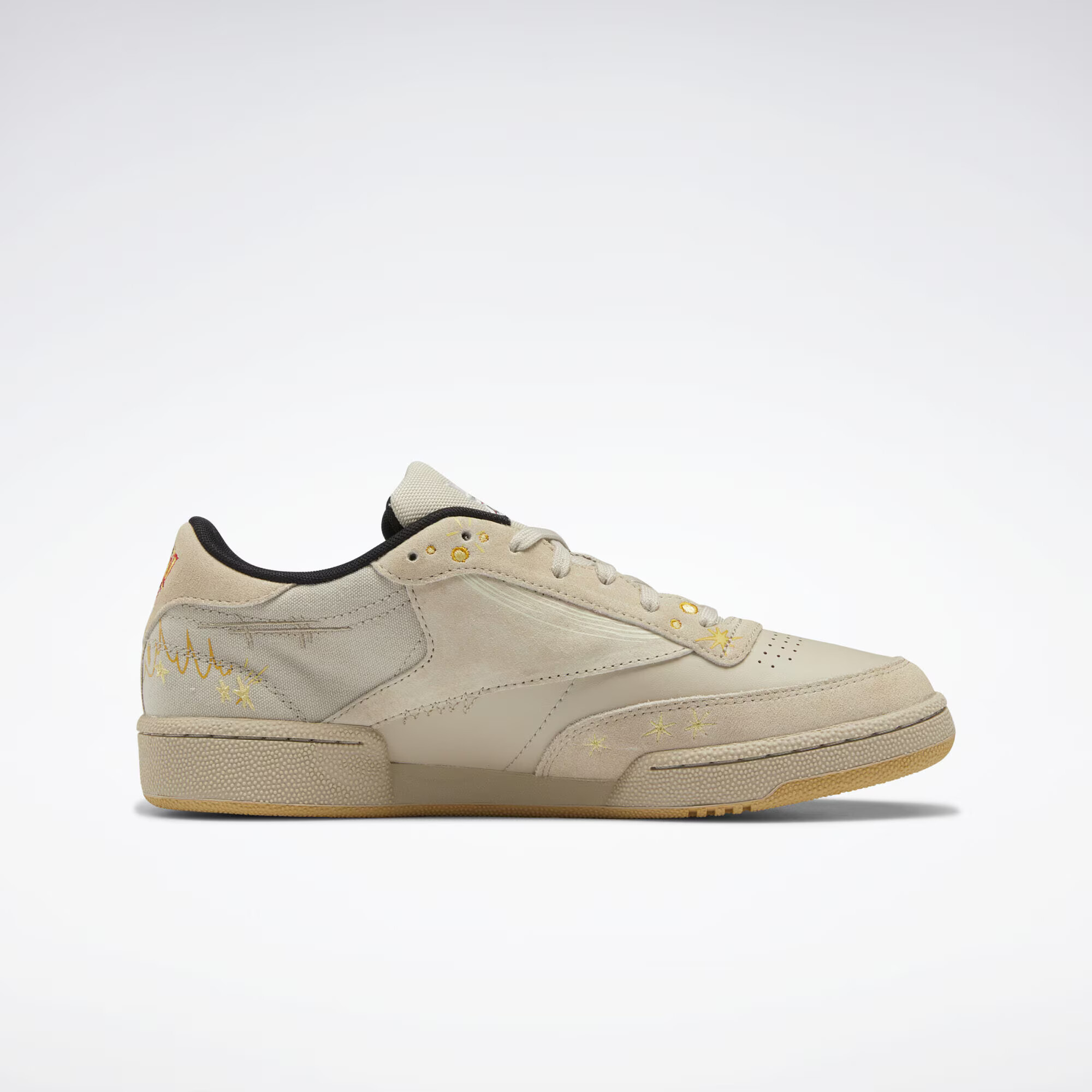 Reebok Classics Sneaker low 'Looney Tunes Club C 85' bej / gri piatră / portocaliu - Pled.ro