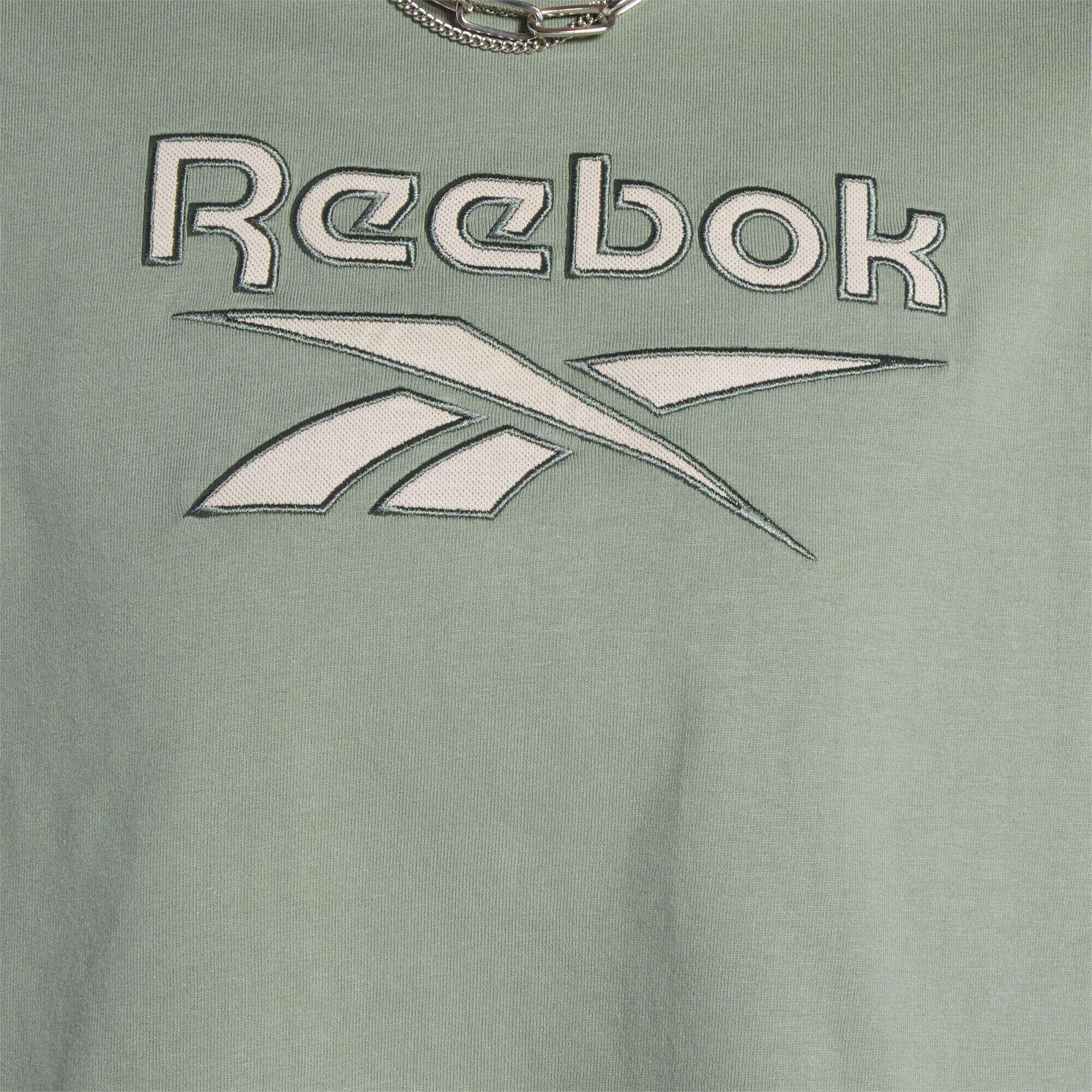 Reebok Classics Tricou bej / verde - Pled.ro