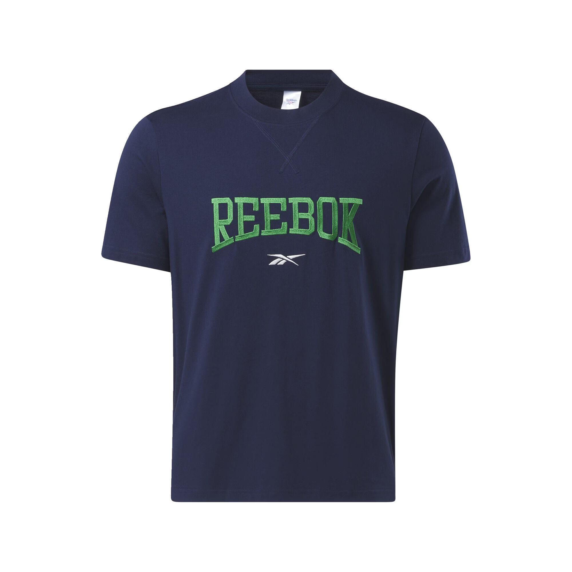 Reebok Tricou bleumarin / verde / alb - Pled.ro