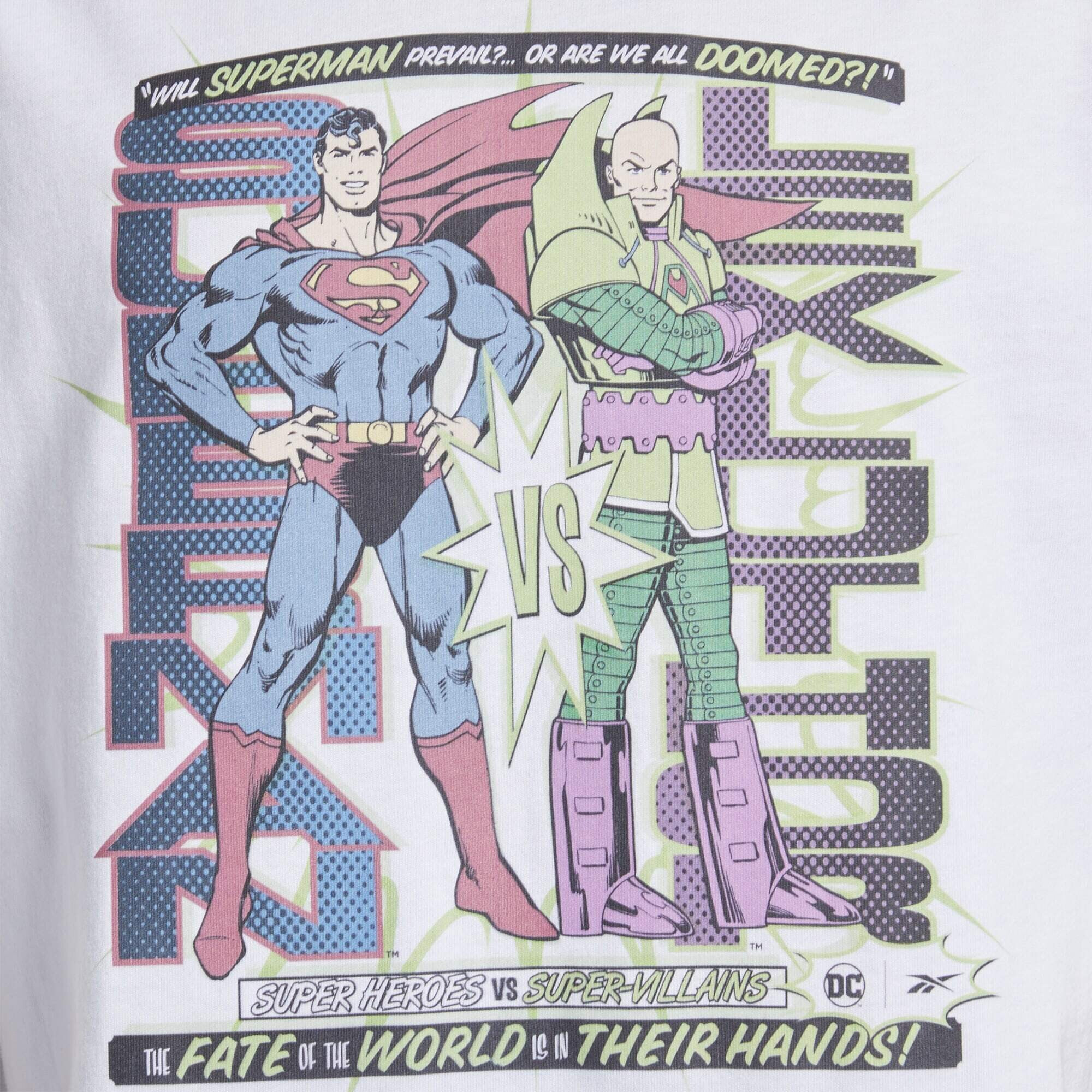 Reebok Classics Tricou 'DC Superman™ vs. Lex Luthor™ ' mai multe culori / alb - Pled.ro