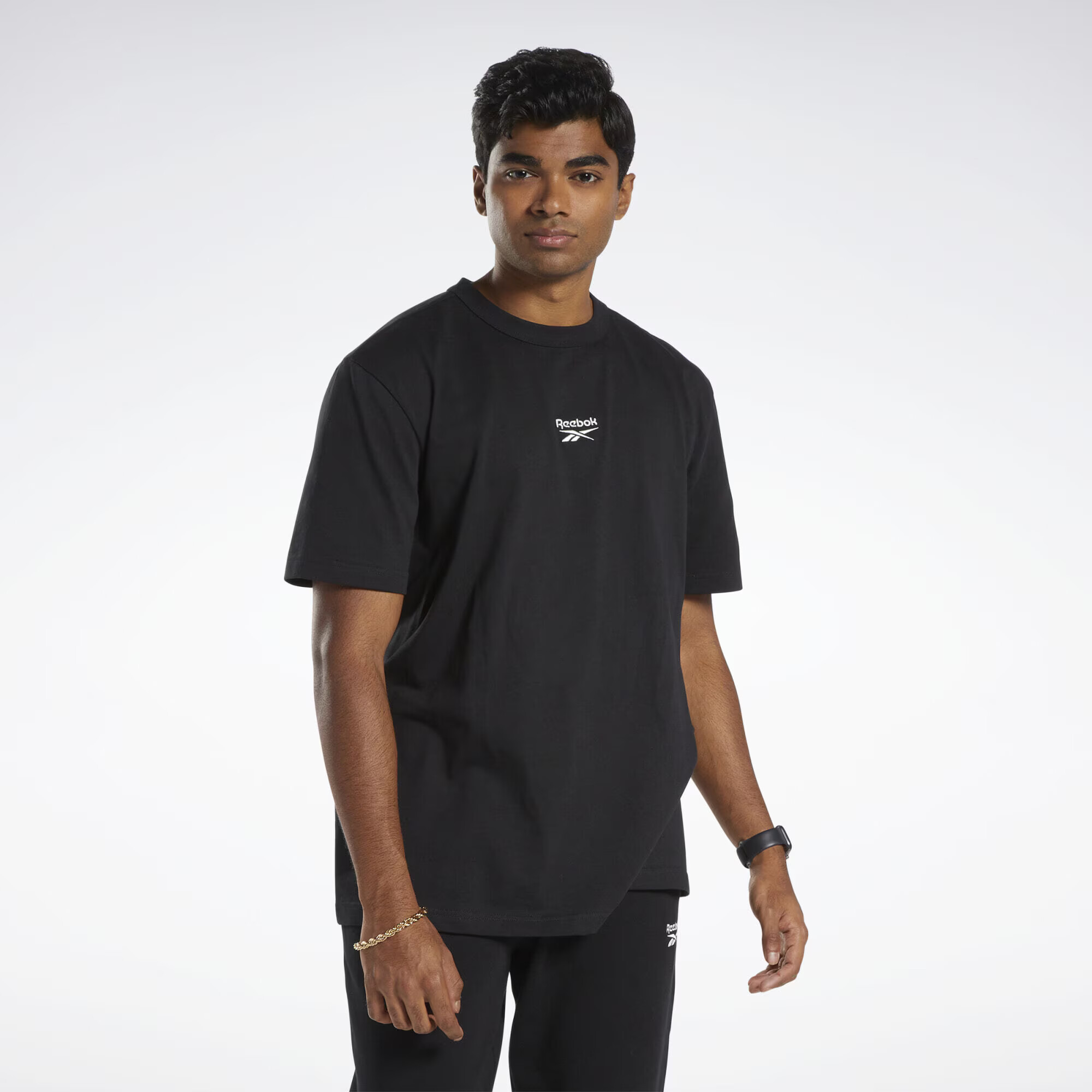 Reebok Classics Tricou negru / alb - Pled.ro