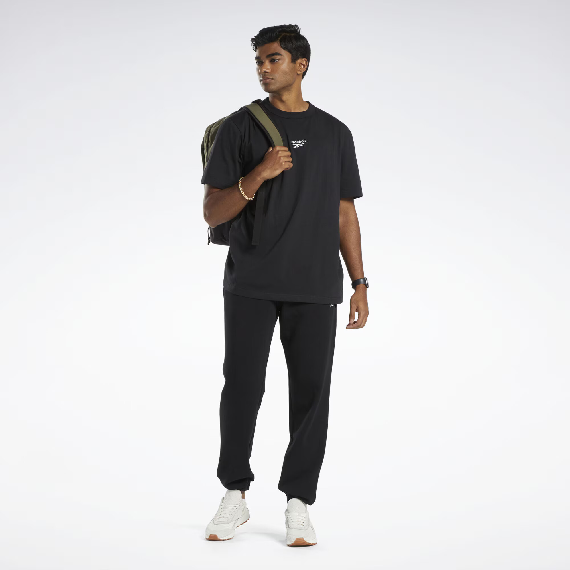 Reebok Classics Tricou negru / alb - Pled.ro