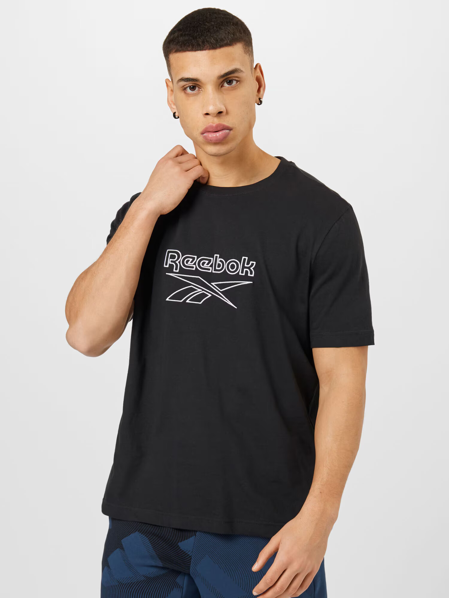 Reebok Classics Tricou negru / alb - Pled.ro