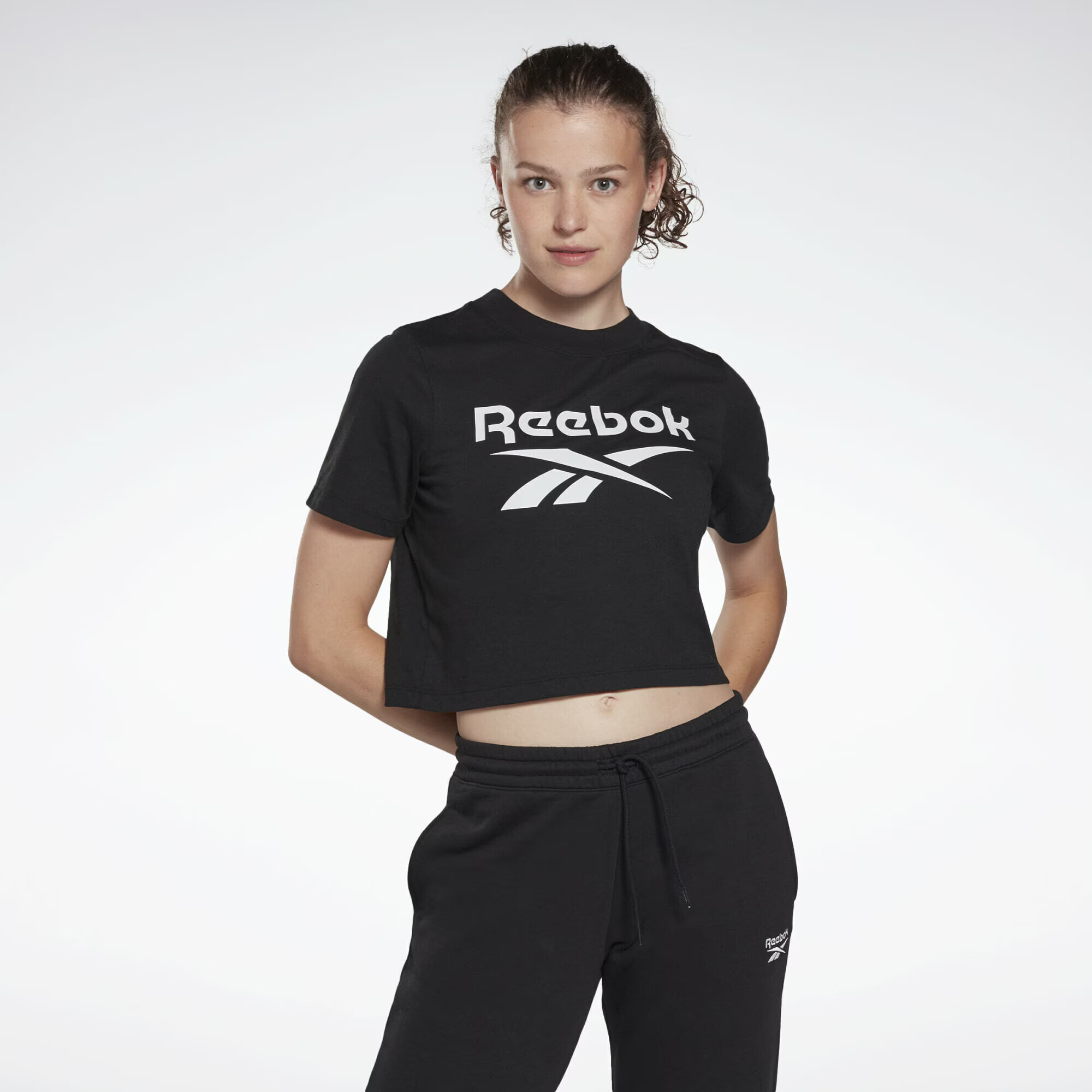 Reebok Classics Tricou negru / alb - Pled.ro