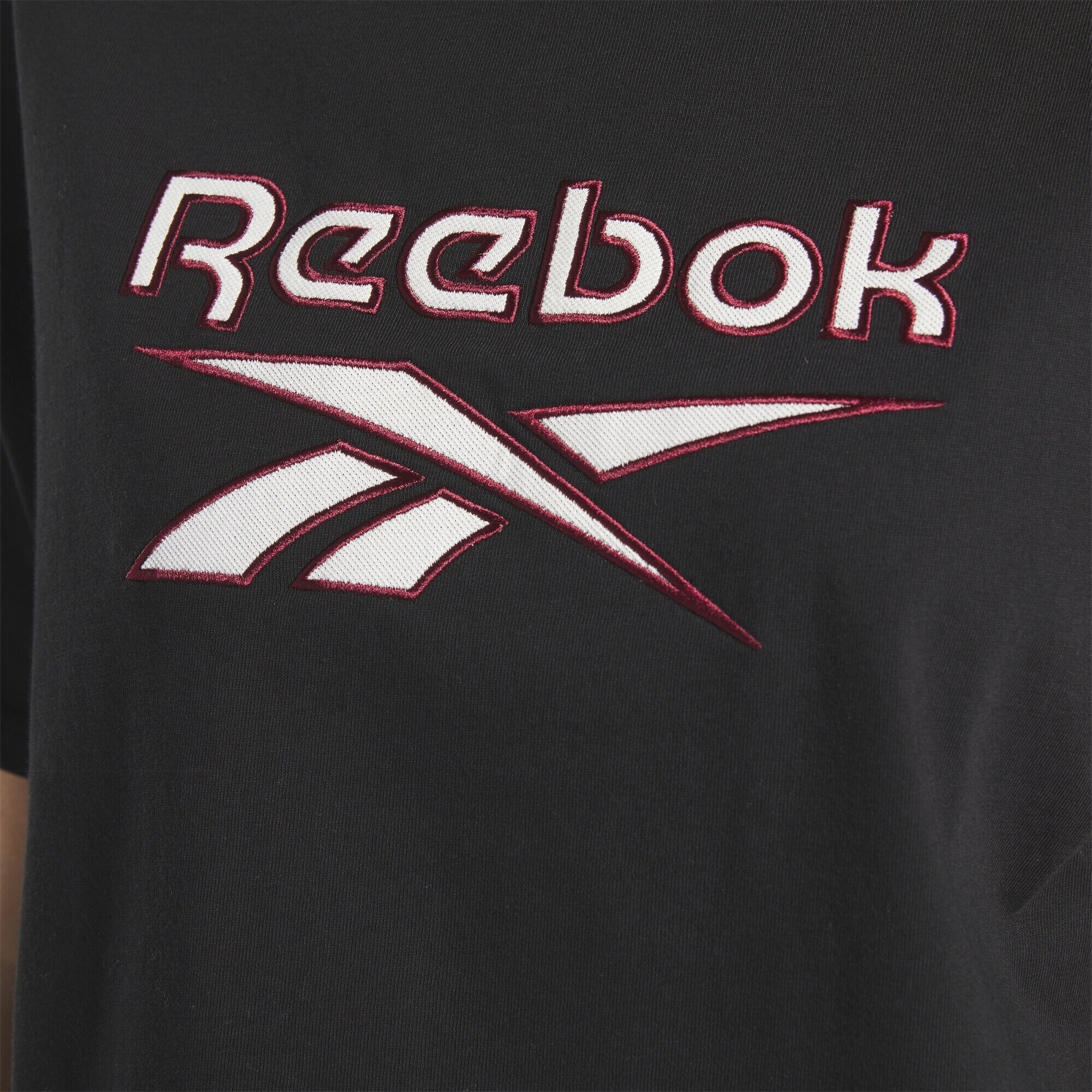 Reebok Classics Tricou roșu cireș / negru / alb - Pled.ro