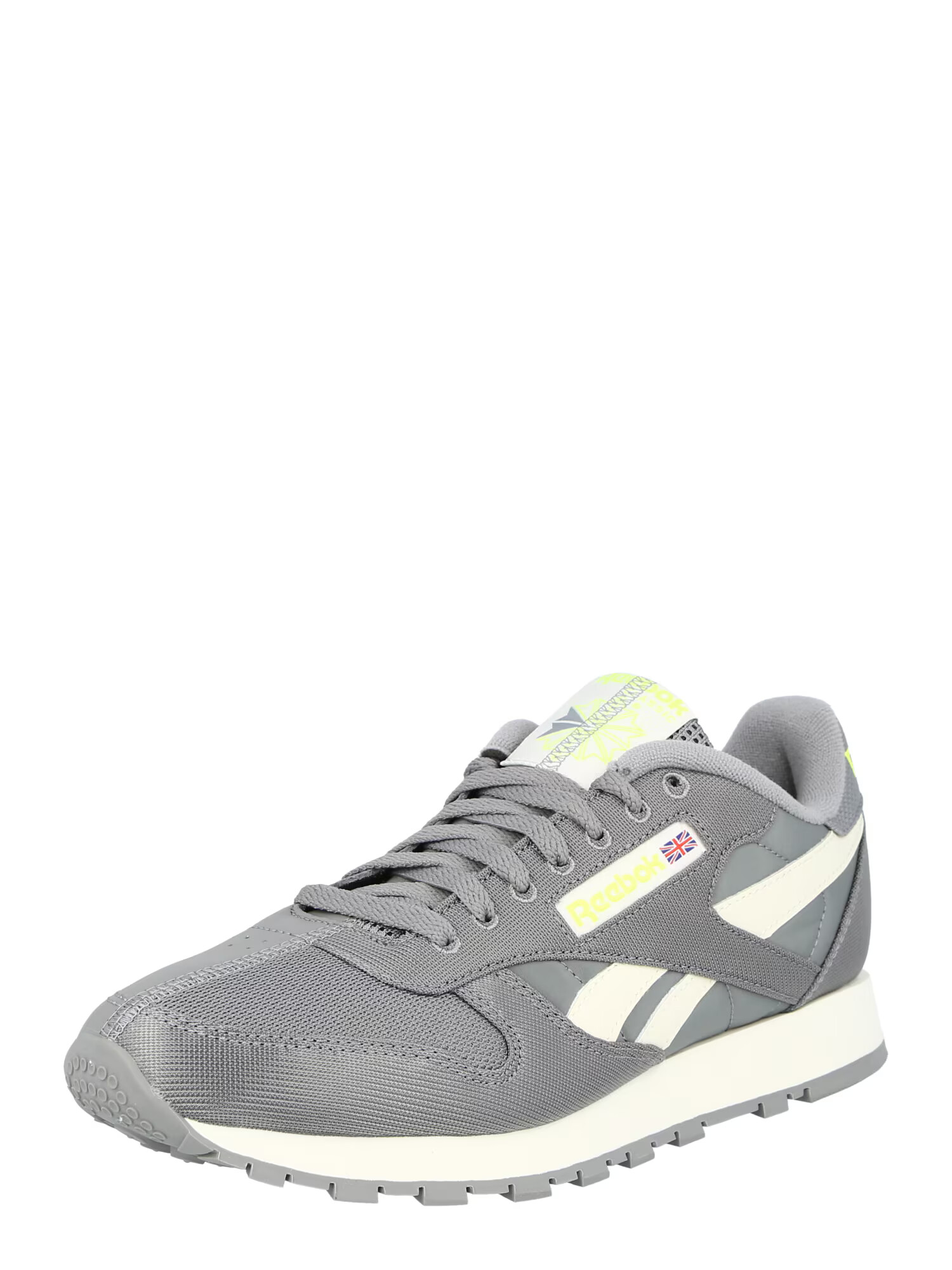 Reebok Sneaker low 'CL LTHR' gri închis / alb - Pled.ro