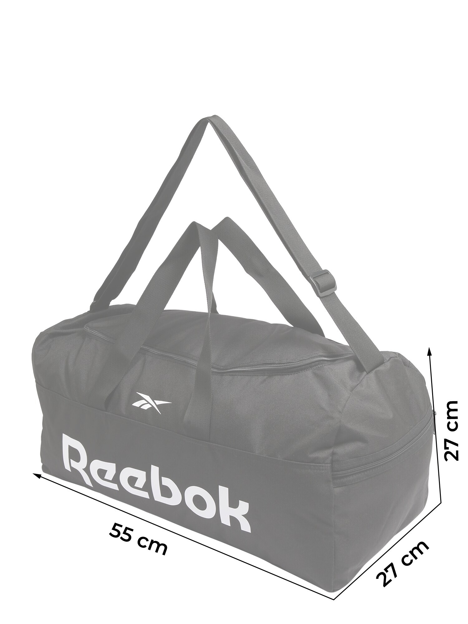 Reebok Sport Geantă sport negru / alb - Pled.ro