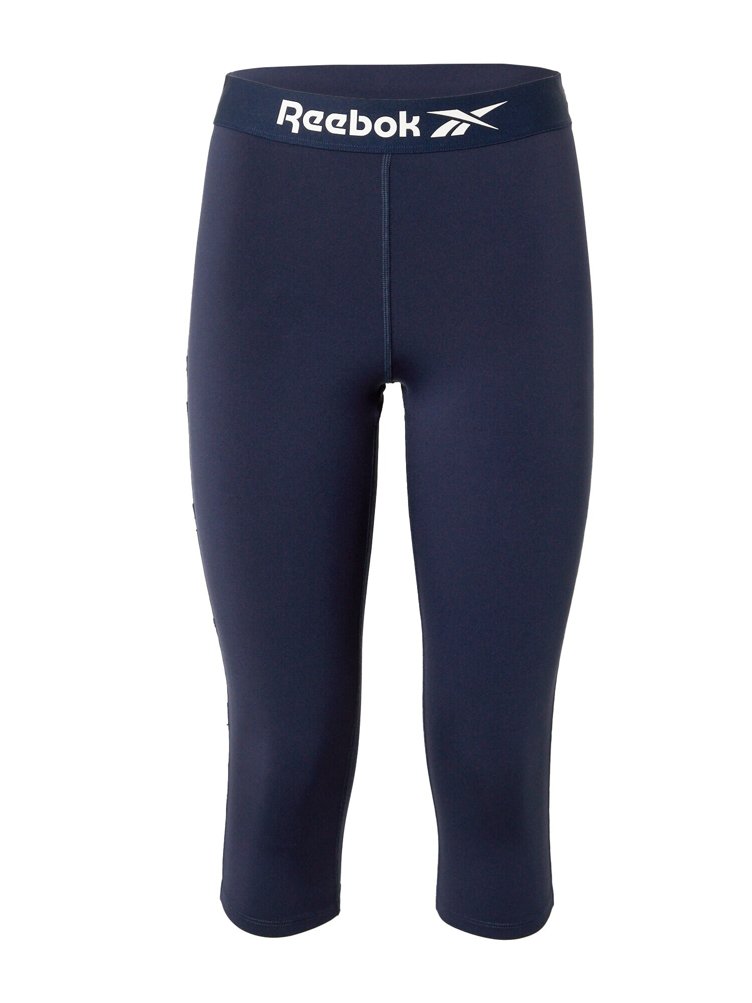 Reebok Sport Pantaloni sport albastru noapte / alb - Pled.ro